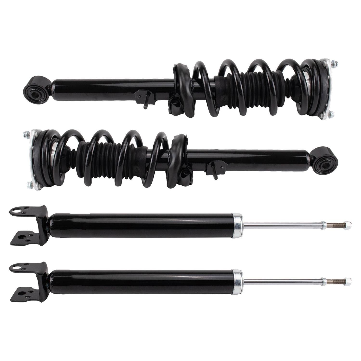 Trq Front And Rear Complete Strut Assembly & Shock Absorber Kit Shock & Spring Strut Assembly Compatible With 2009-2018 Nissan 3