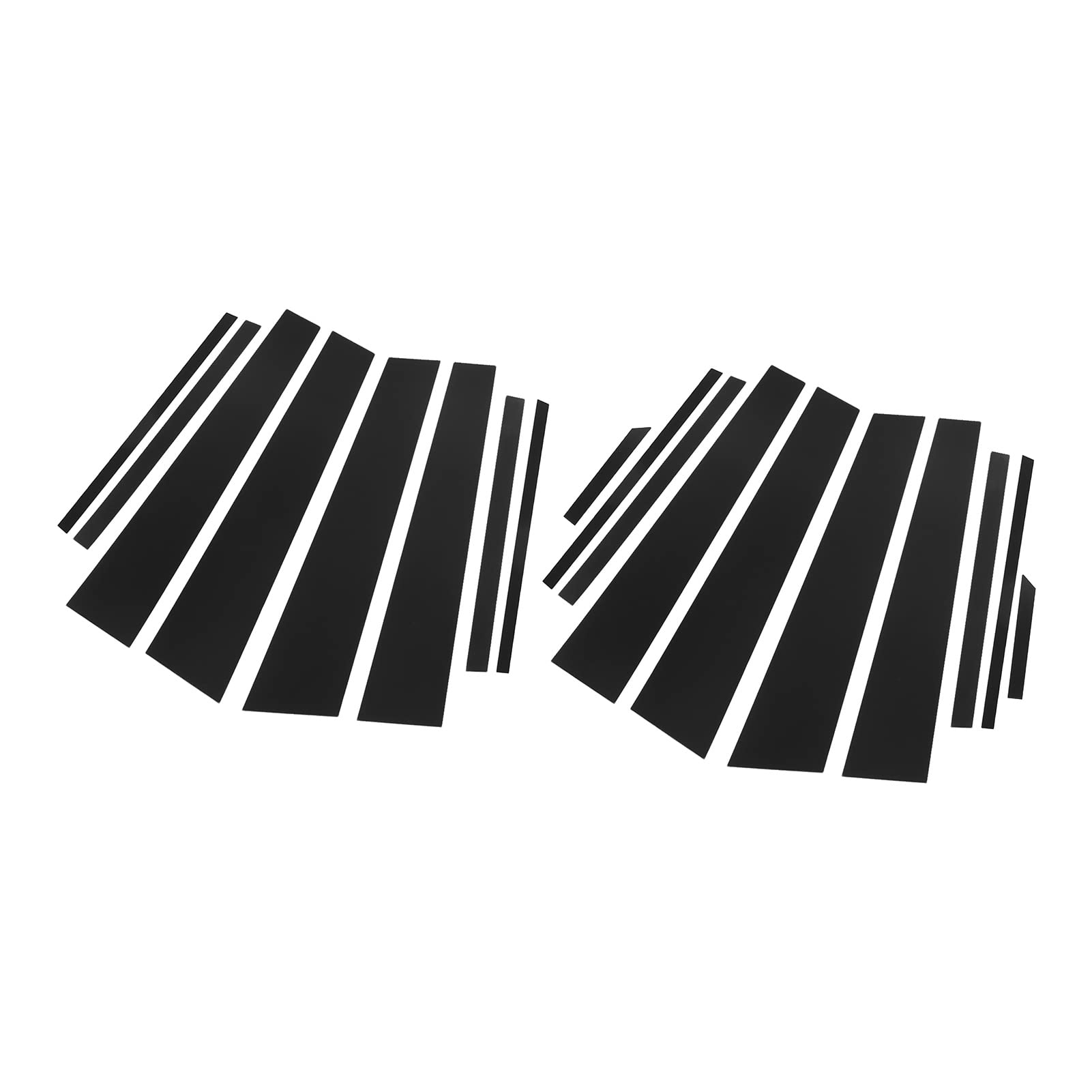 Door Pillar Post Trim, Gloss Black Door Window Pillar Post Cover Trim Sticker Car Accessories Replacement For Rav4 (Replacement For Rav4 2013-2019(8Pcs))