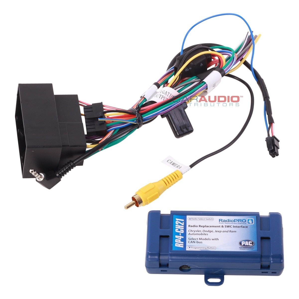 Pac Rp4-Ch21 Radiopro4 Interface For Select Dodge Vehicles (2013-2018) With Can Bus All-In-One Radio Replacement And Steering Wh