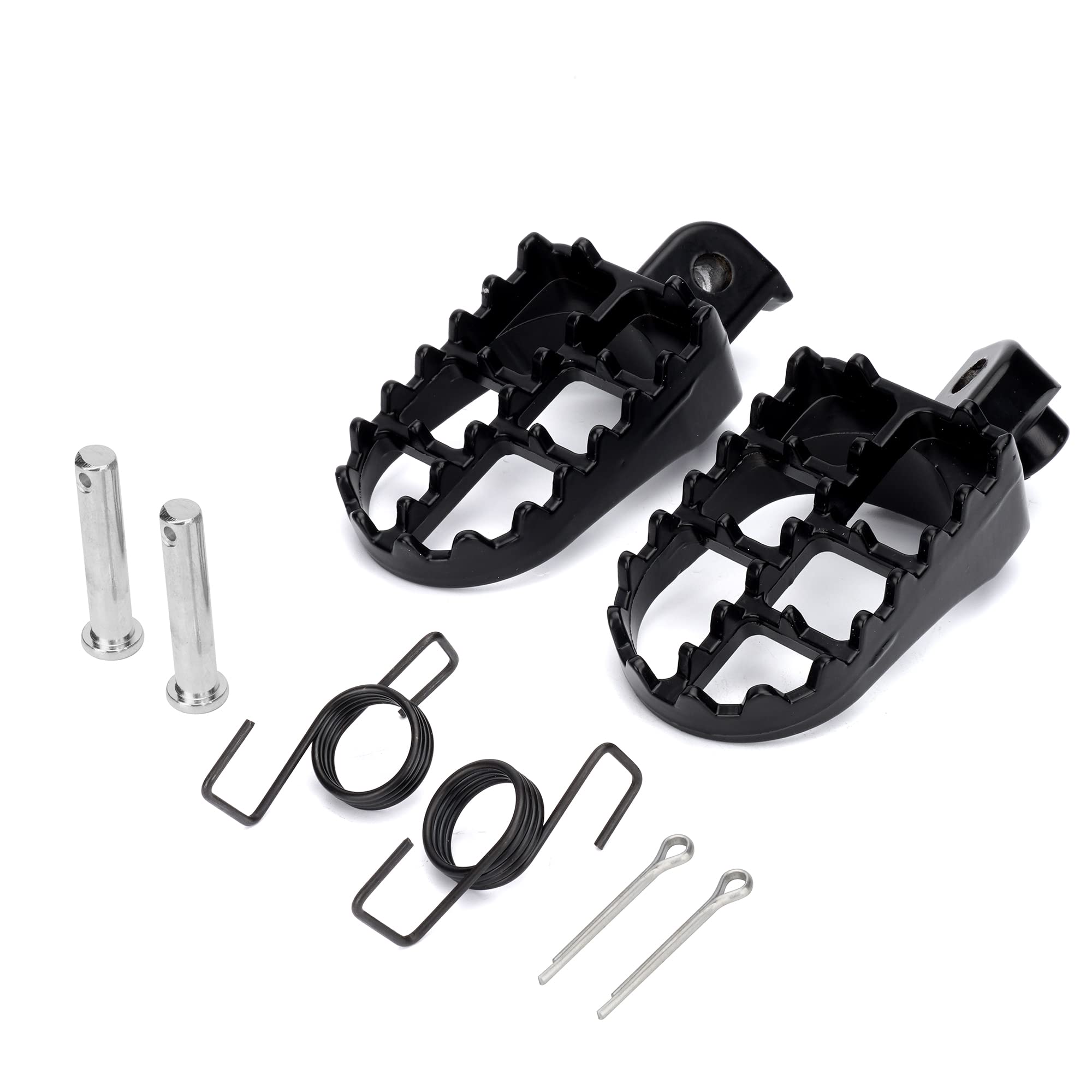 Weiyingsi Dirt Bike Foot Pegs, Motorcycle Footpegs Pedals For 50Cc 70Cc 90Cc 110Cc 125Cc Taotao Pw50 Pw80 Tw200 Xr50R Crf50 Crf70 Crf80 Crf100F Dirt Pit Bike