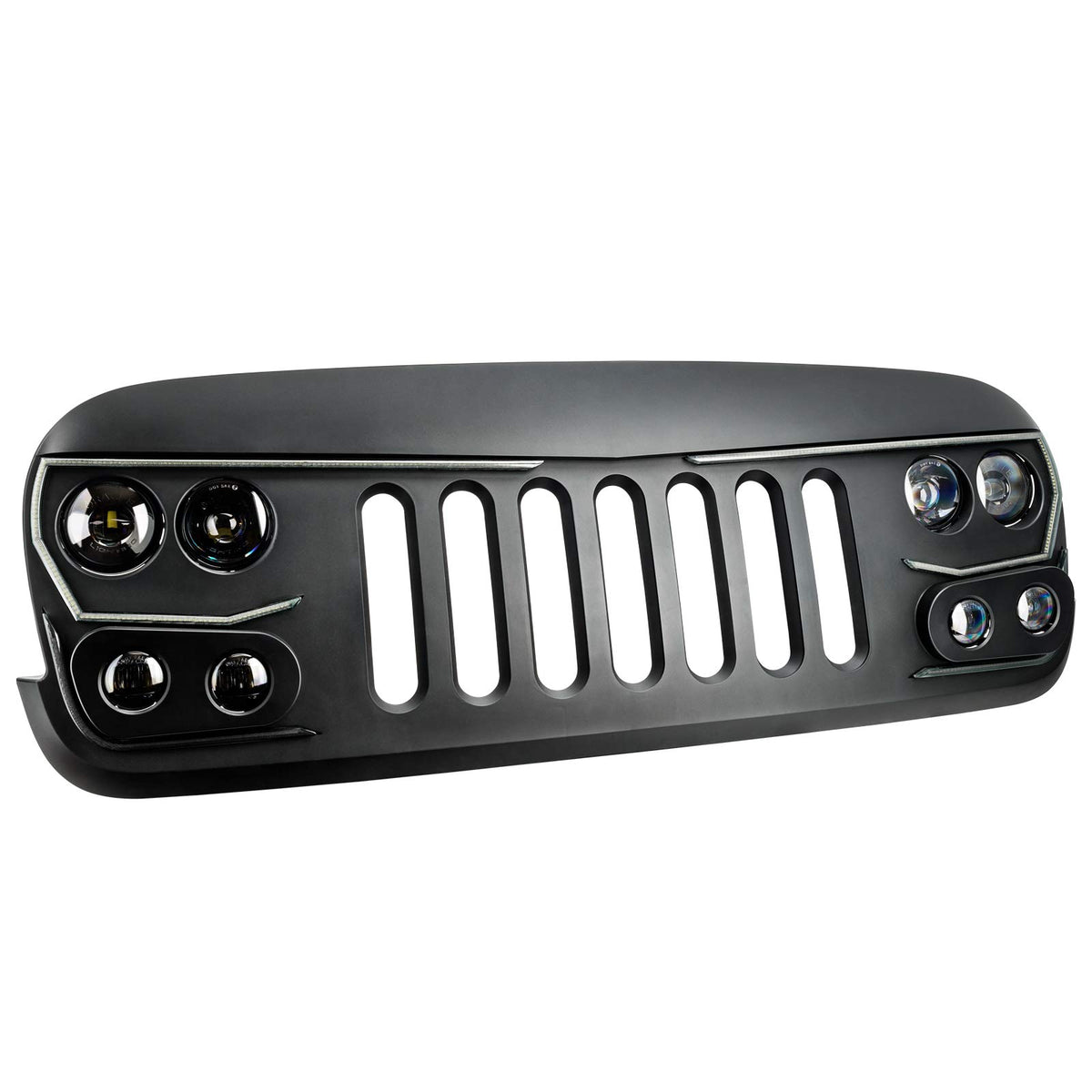 Oracle Lighting Vector Pro-Series Led Jeep Grill — Wrangler Jk Compatible, Part # 5817-Pro