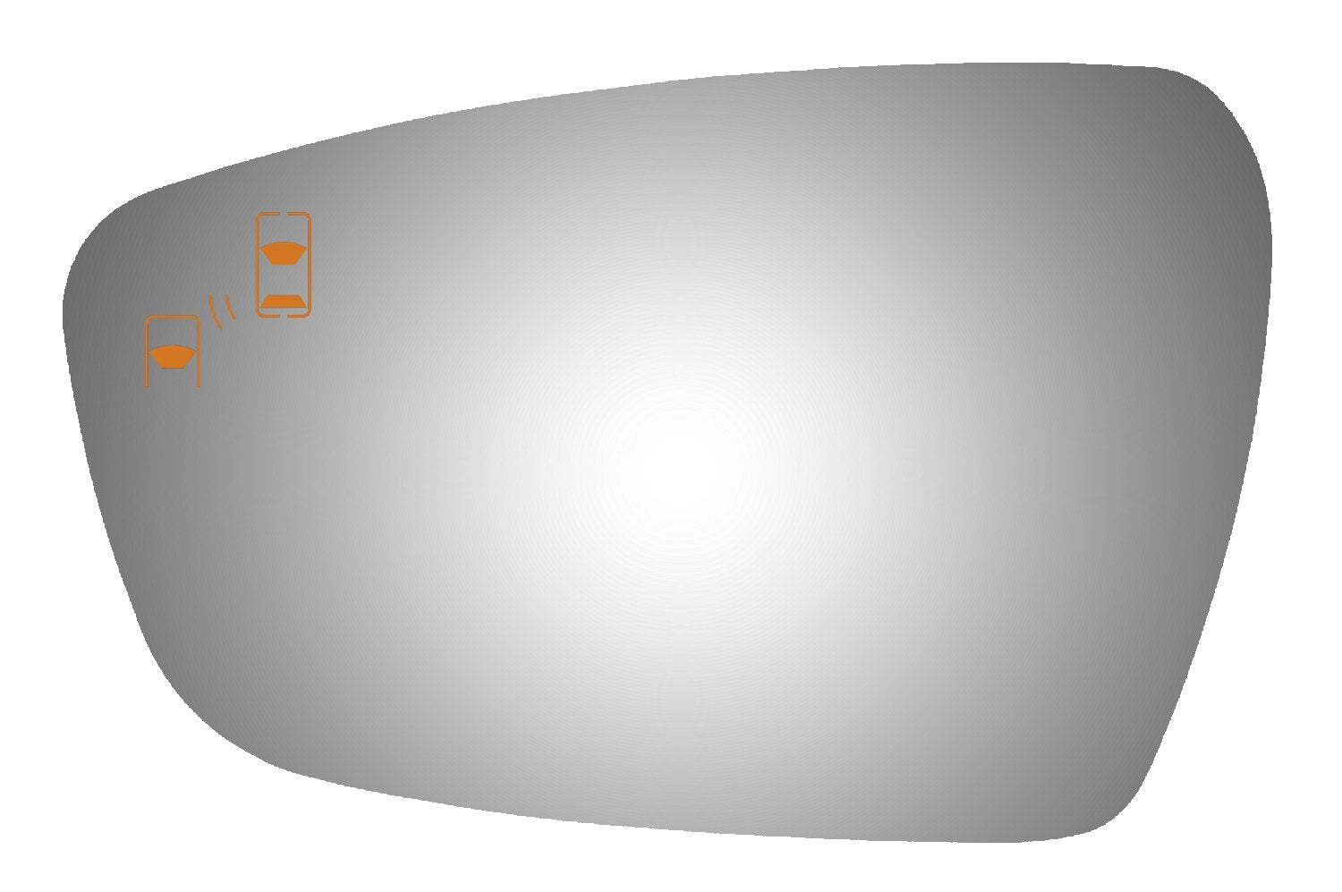 Burco 4728Bc Driver Side Replacement Mirror Glass For 2017 Kia Forte, Forte5