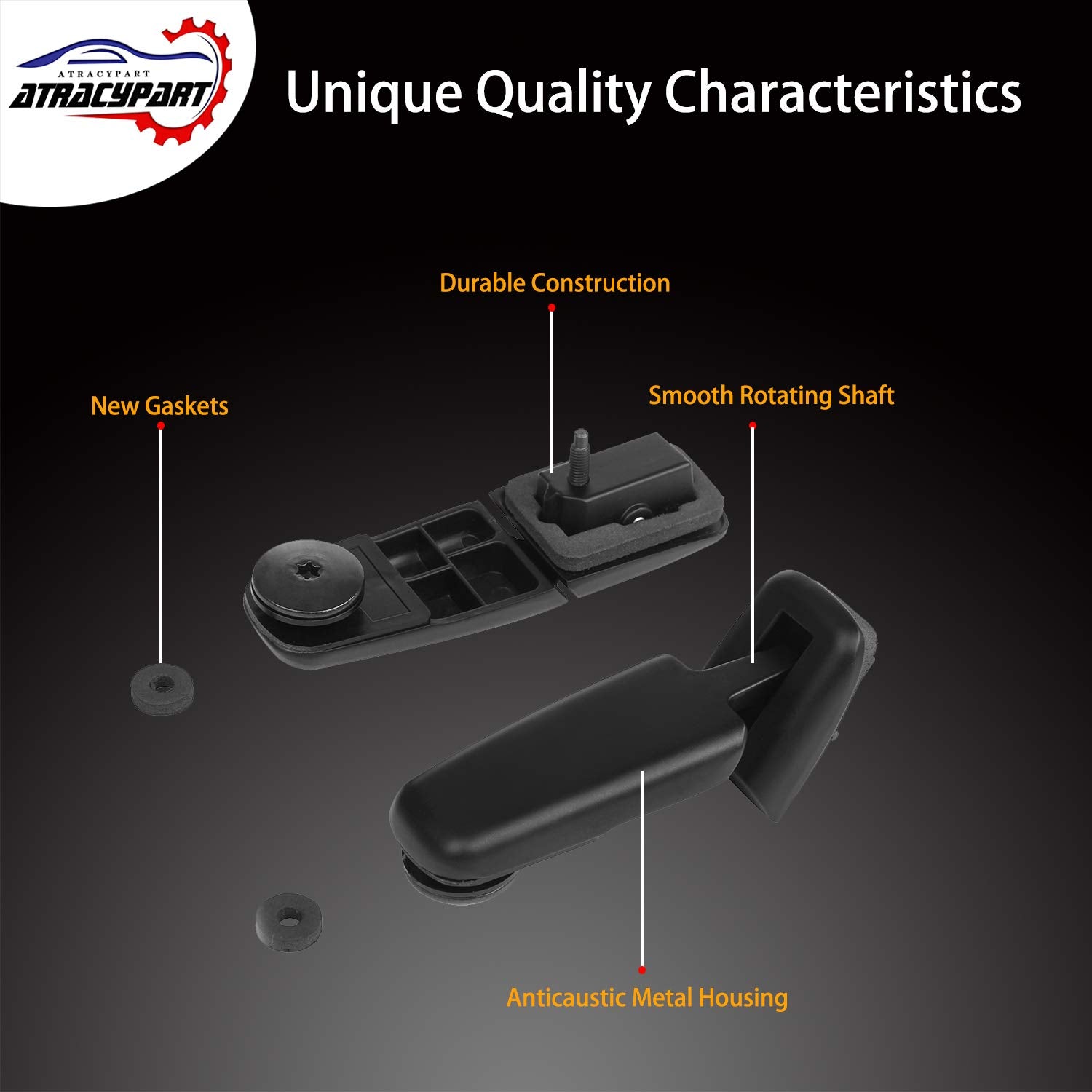 Rear Window Hinge Set Liftgate Glass Hinge Right & Left | For 2001-2007 Ford Escape 2005-2007 Mercury Mariner | #Yl8Z78420A68Ba,