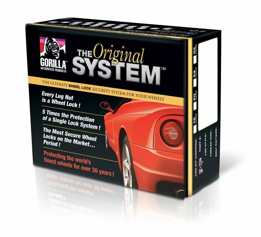 Gorilla Automotive 71644N The System Acorn Wheel Locks (14Mm X 1.50 Thread Size) - For 6 Lug Wheels