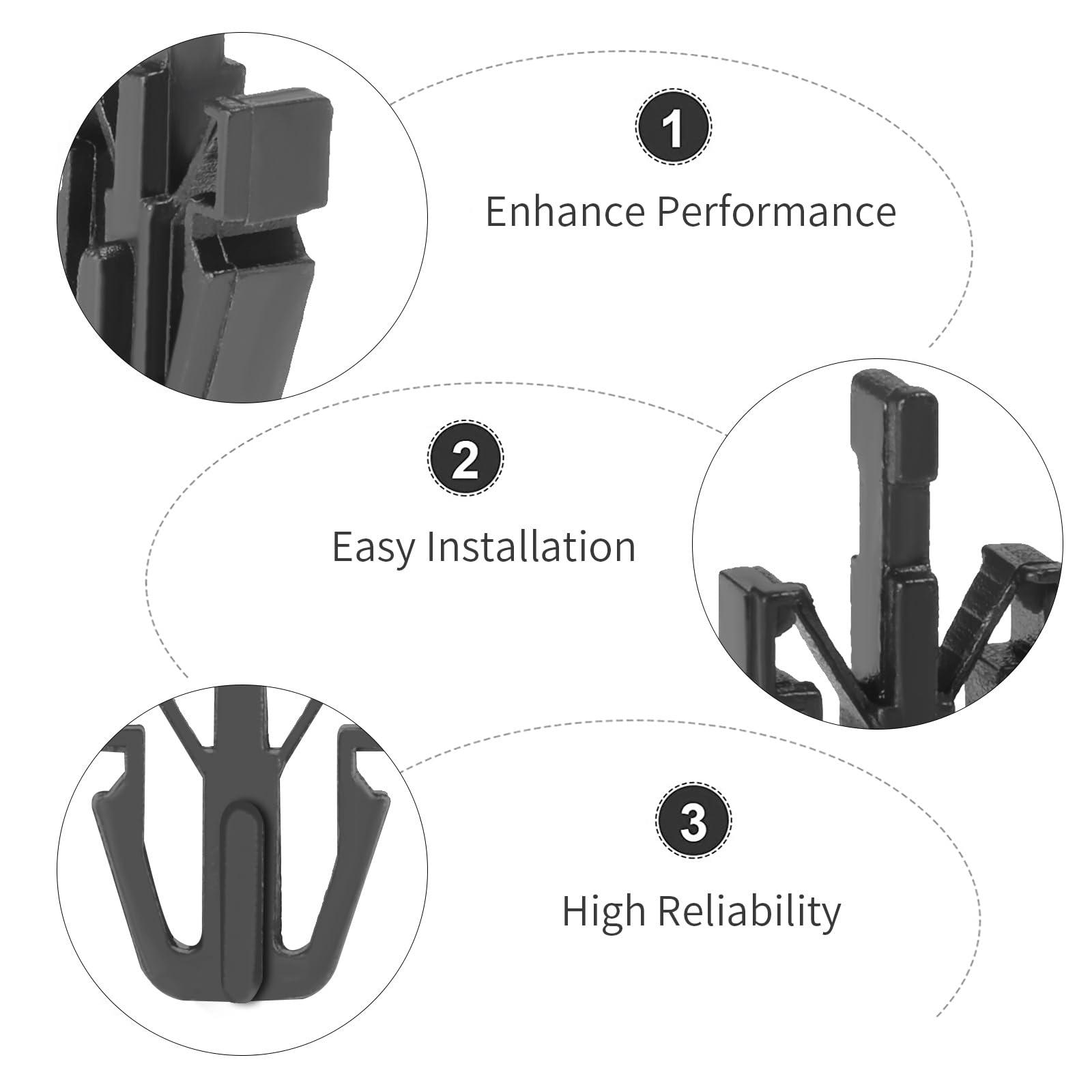Hoypeyfiy 50 X Grille Retainer Clips For Chevy Gmc Colorado Canyon 2004-2012 New (50)