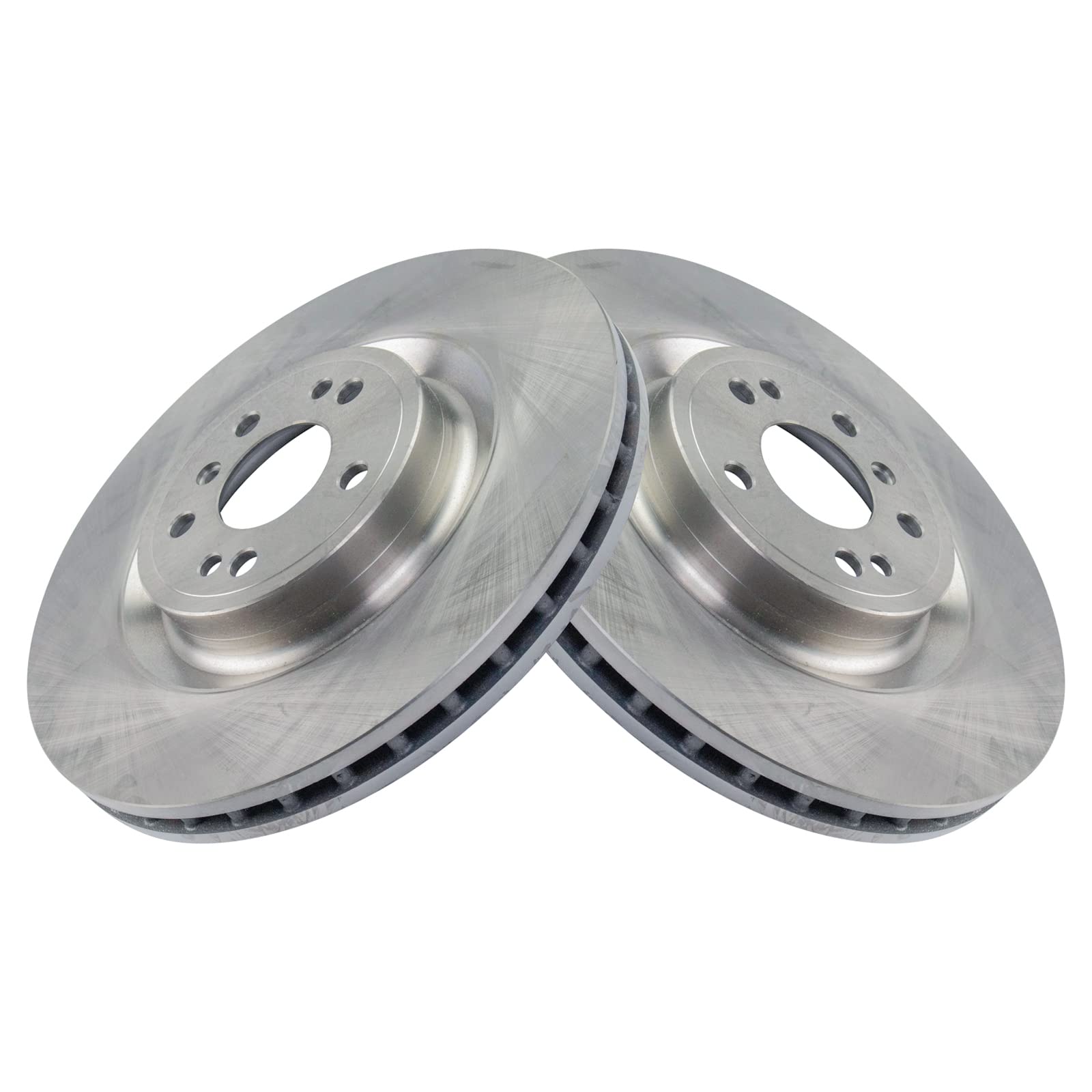 Trq Front Brake Rotors Set Vented Compatible With 2013-2016 Mercedes-Benz Gl350 2014-2016 Gl450 2016-2019 Gle400 2017 Gls350D 20