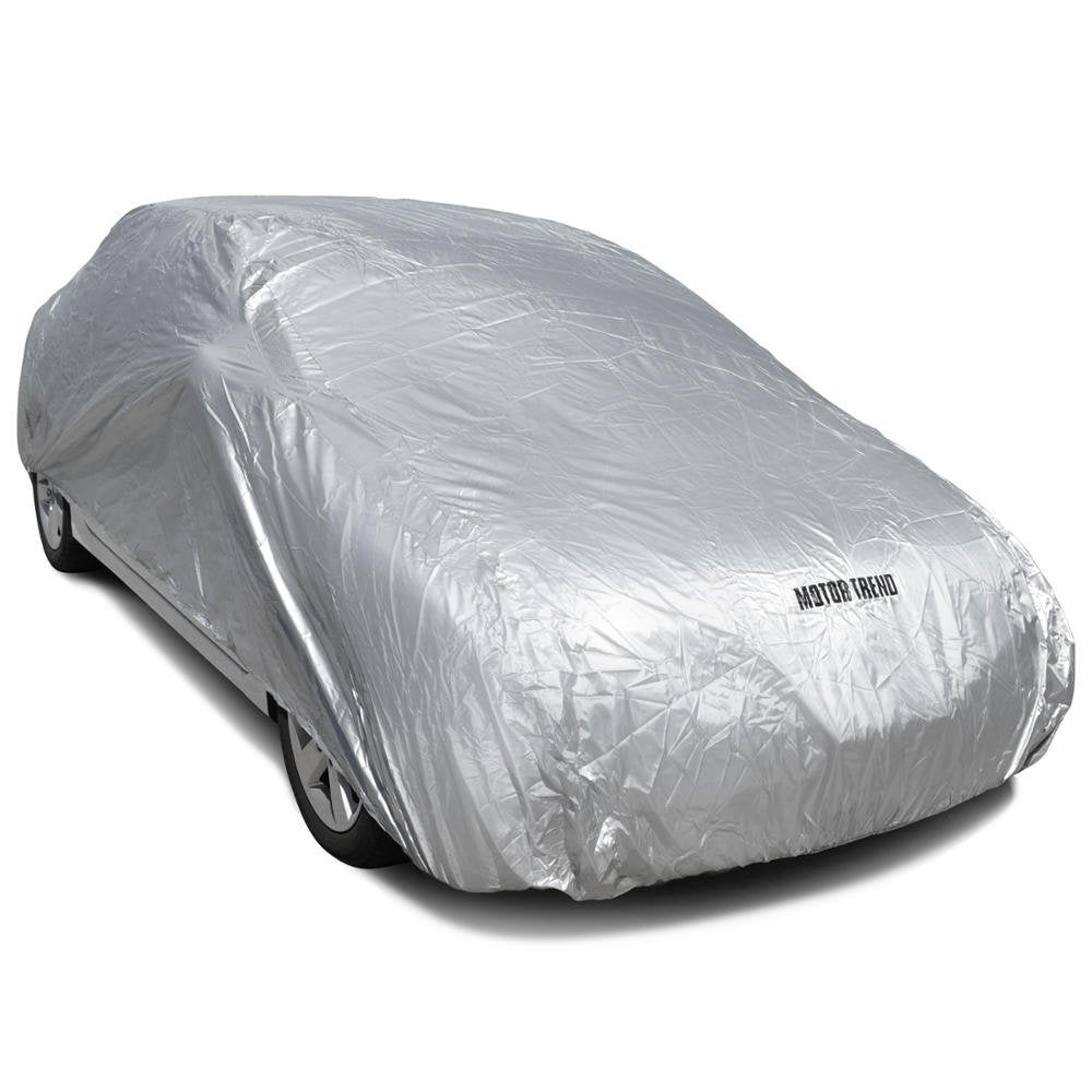 Motor Trend All Season Weatherwear 1-Poly Layer Snow Proof, Water Resistant Car Cover Size Xl1 - Fits Up To 210'' - Cc-544+Lock