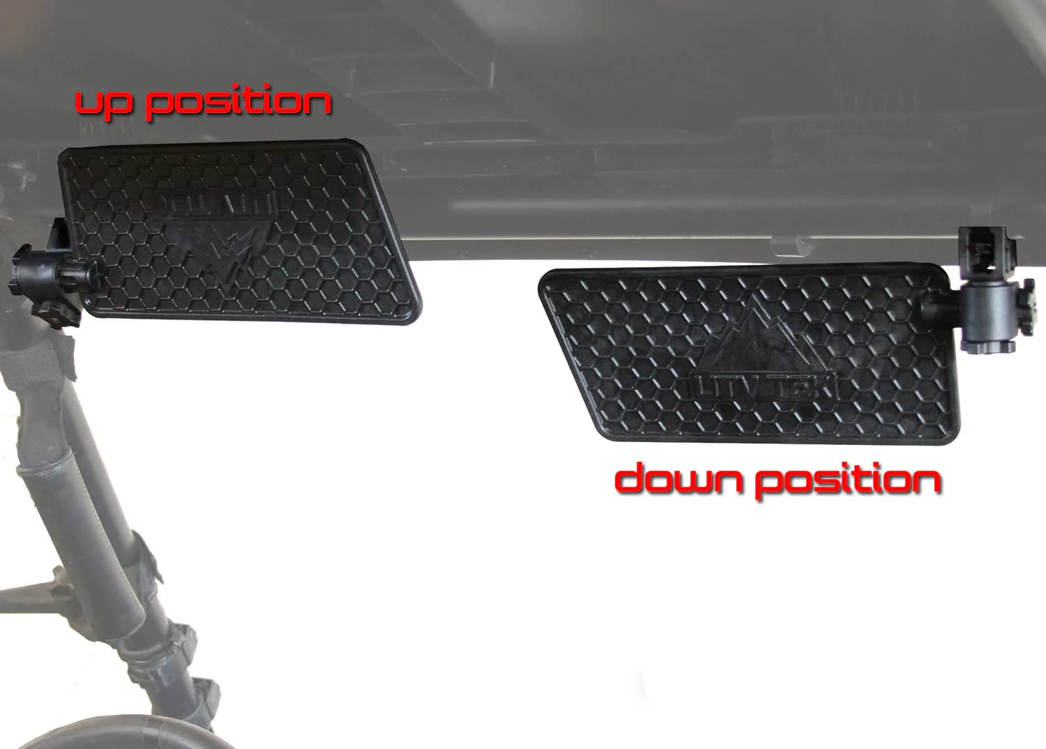 ATV Tek UTVSV1 Adjustable Multi-Directional Sun Blocking Clear View UTV Sun Visor