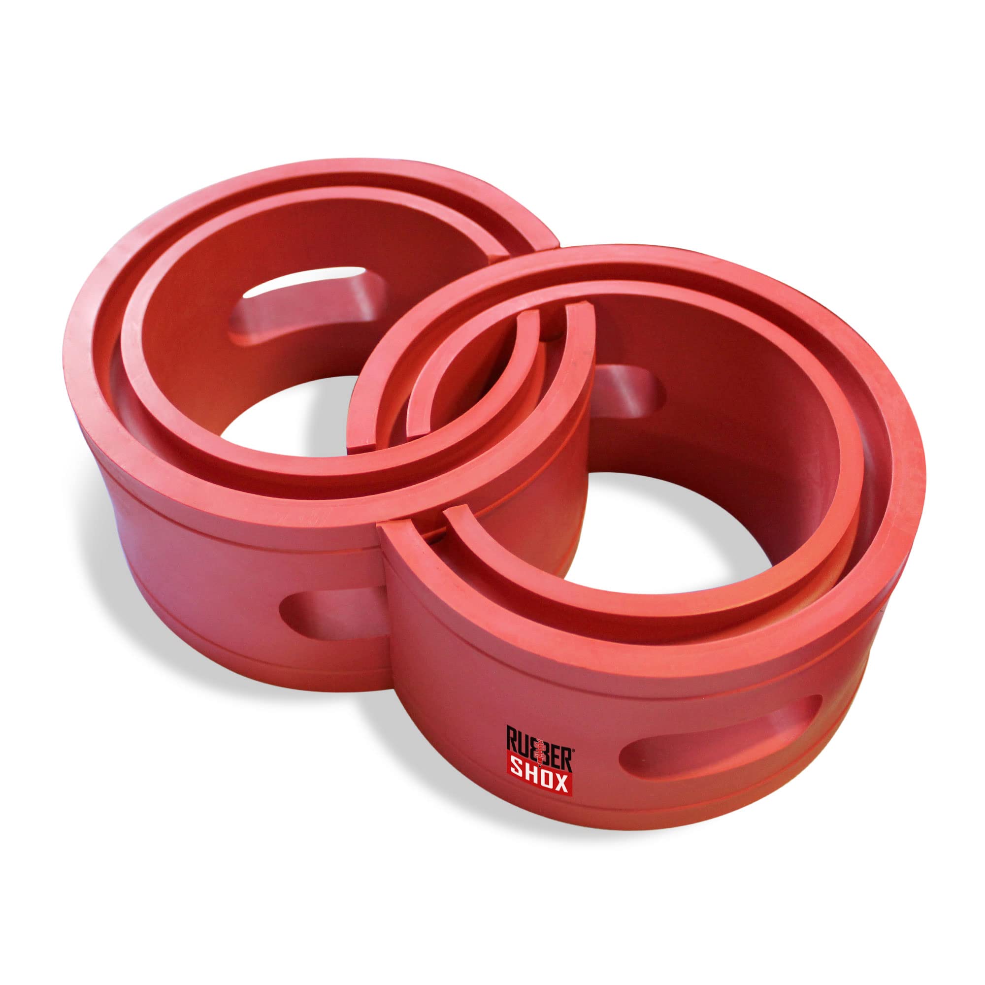 U.S. Rubbershox Duratpe Series Front-Rear Car Coil Spring Buffer Cushion/Automotive Suspension Shock Absorber Retainer Performance Booster Kit Universal Type A-F Vehicle Auto Parts (Csb, A-)