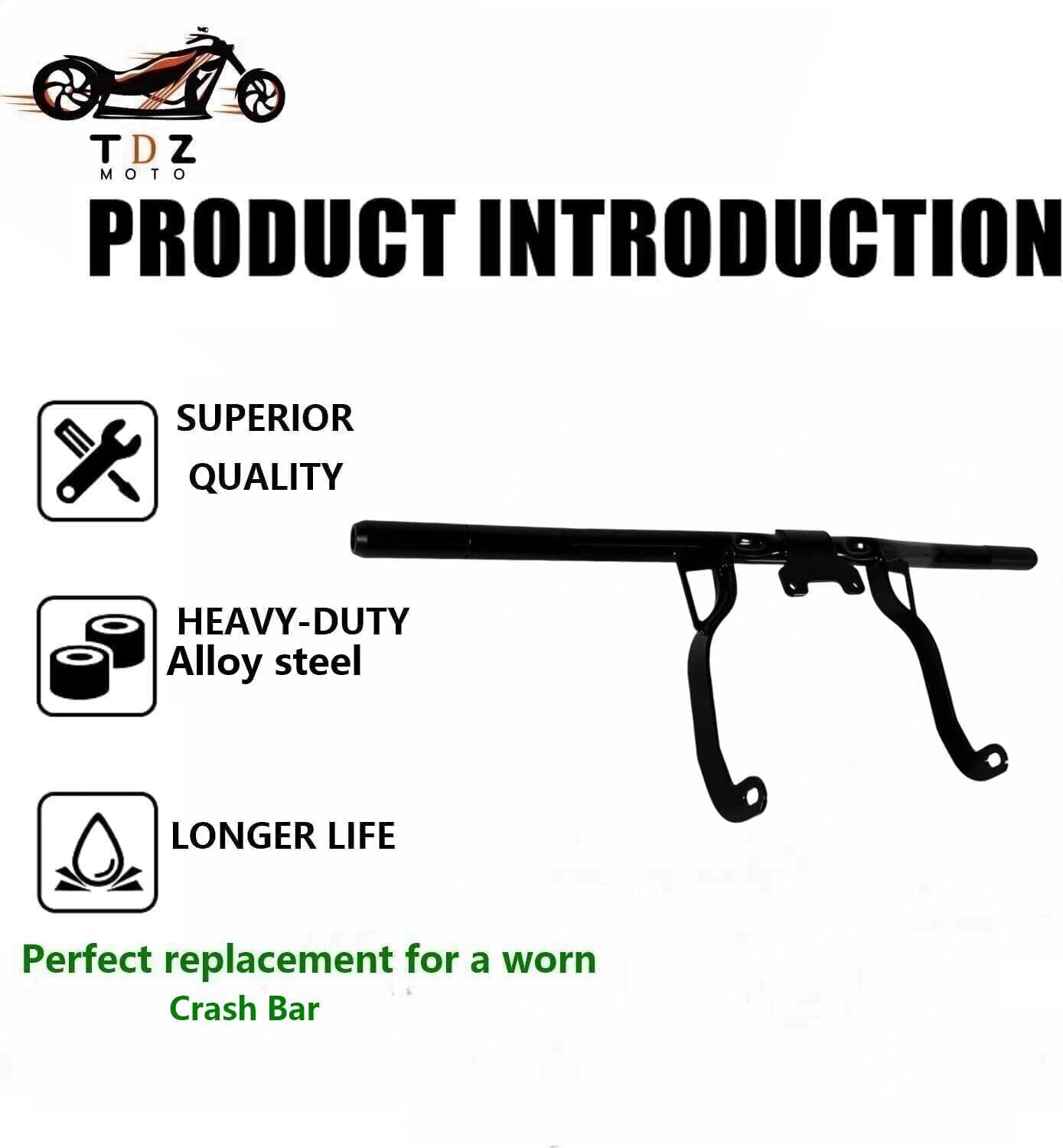 2009-2013 TDZ 1-1/4'' Crash Bar Engine Guard for Harley Touring Street Glide Road Glide Road King Electra/Ultra Models?Buying co