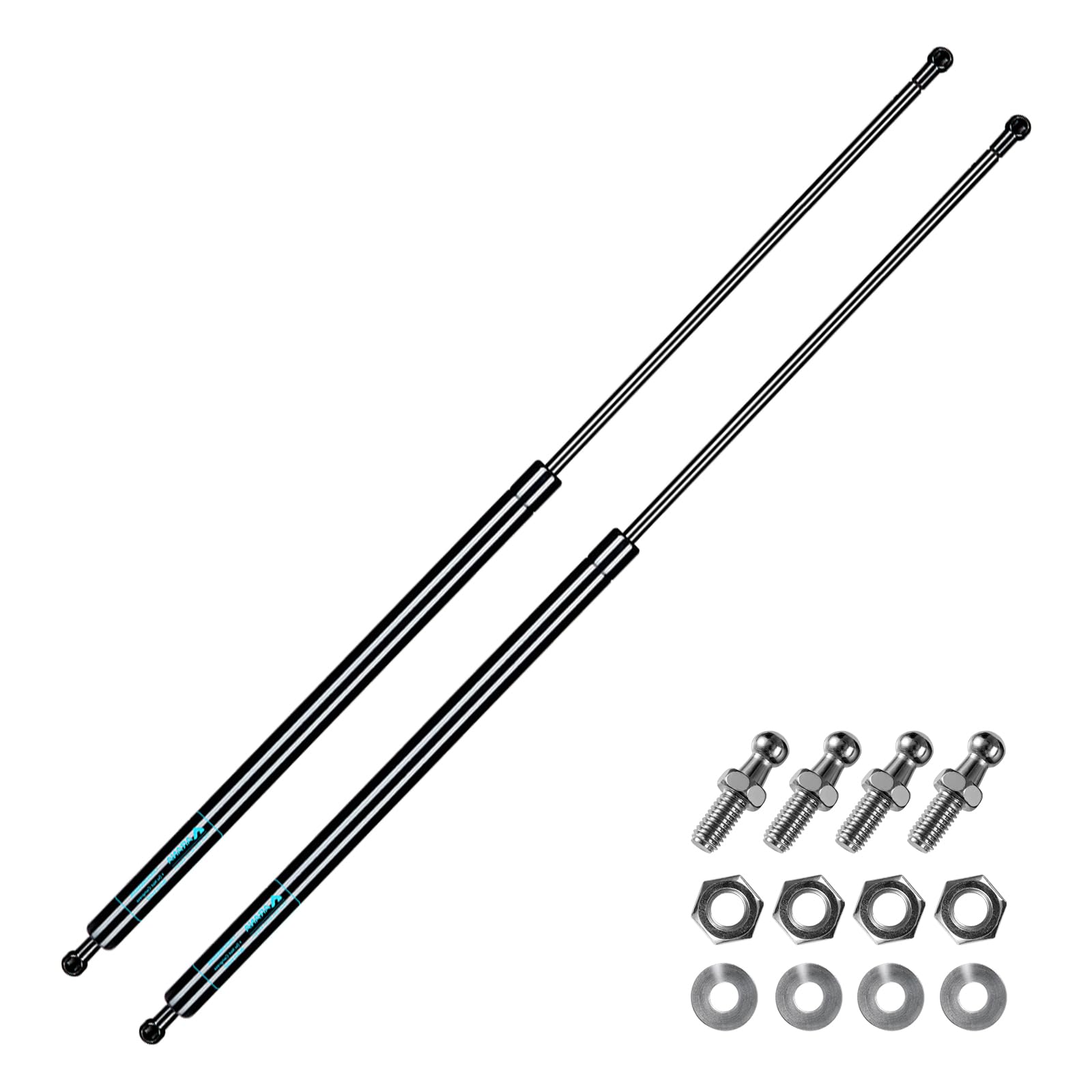 Arana Gas Struts 28 Inch 200 Pound With 10Mm Ball Studs, 28 '' Gas Spring Shocks Lift Supports For Heavy Duty Lid Snowmobile Tra