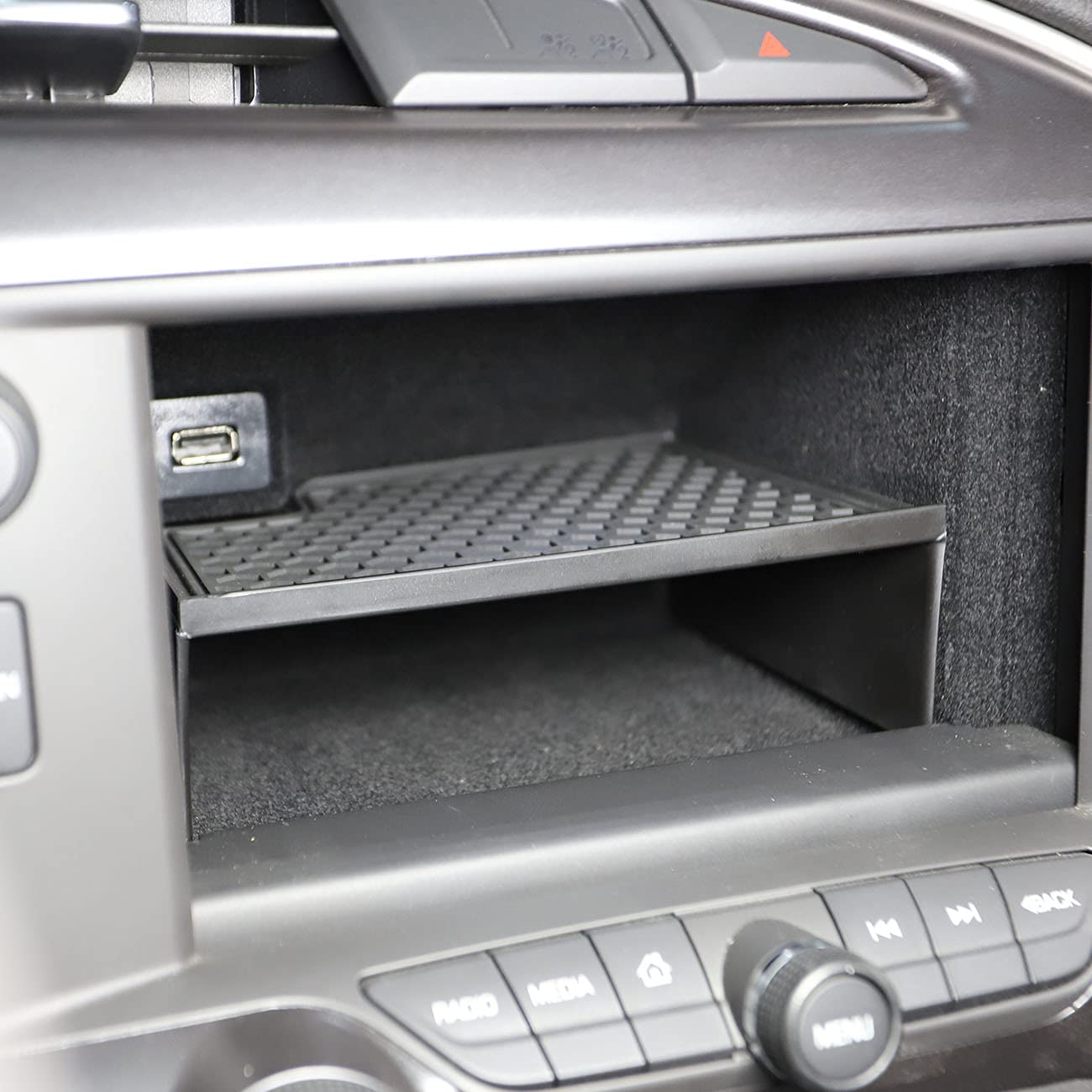 Dashboard Display Storage Bin Tray Holder Compatible For C7 Corvette Stingray Chevrolet 2014-2019 /Z06/Grand Sport 2014+