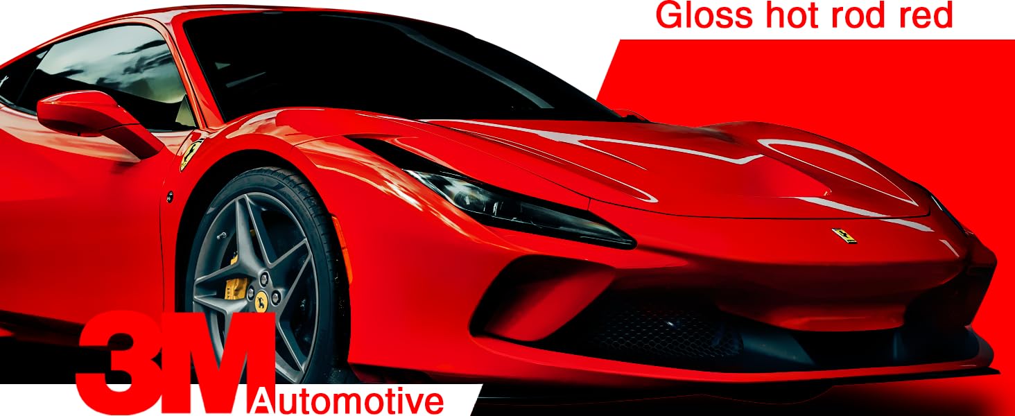 3M Black Vinyl Wrap Film Series 2080 1080 Kit for Black Gloss Out Chrome Delete Window Trim Door Trim Free Tool Kit (G13 Hot Rod