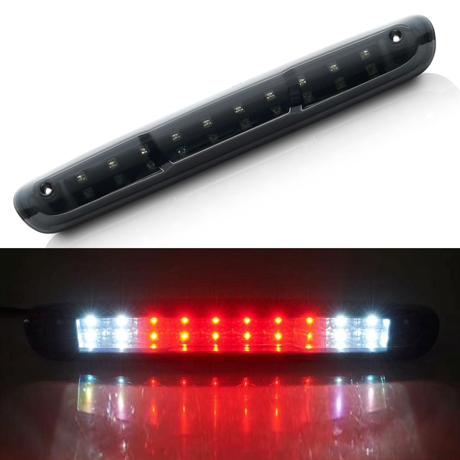 Cxdar Third 3Rd Brake Light, Led High Mount Stop Light For 2007-2013 Chevy Silverado/Gmc Sierra 1500 2500Hd 3500Hd, Rear Center