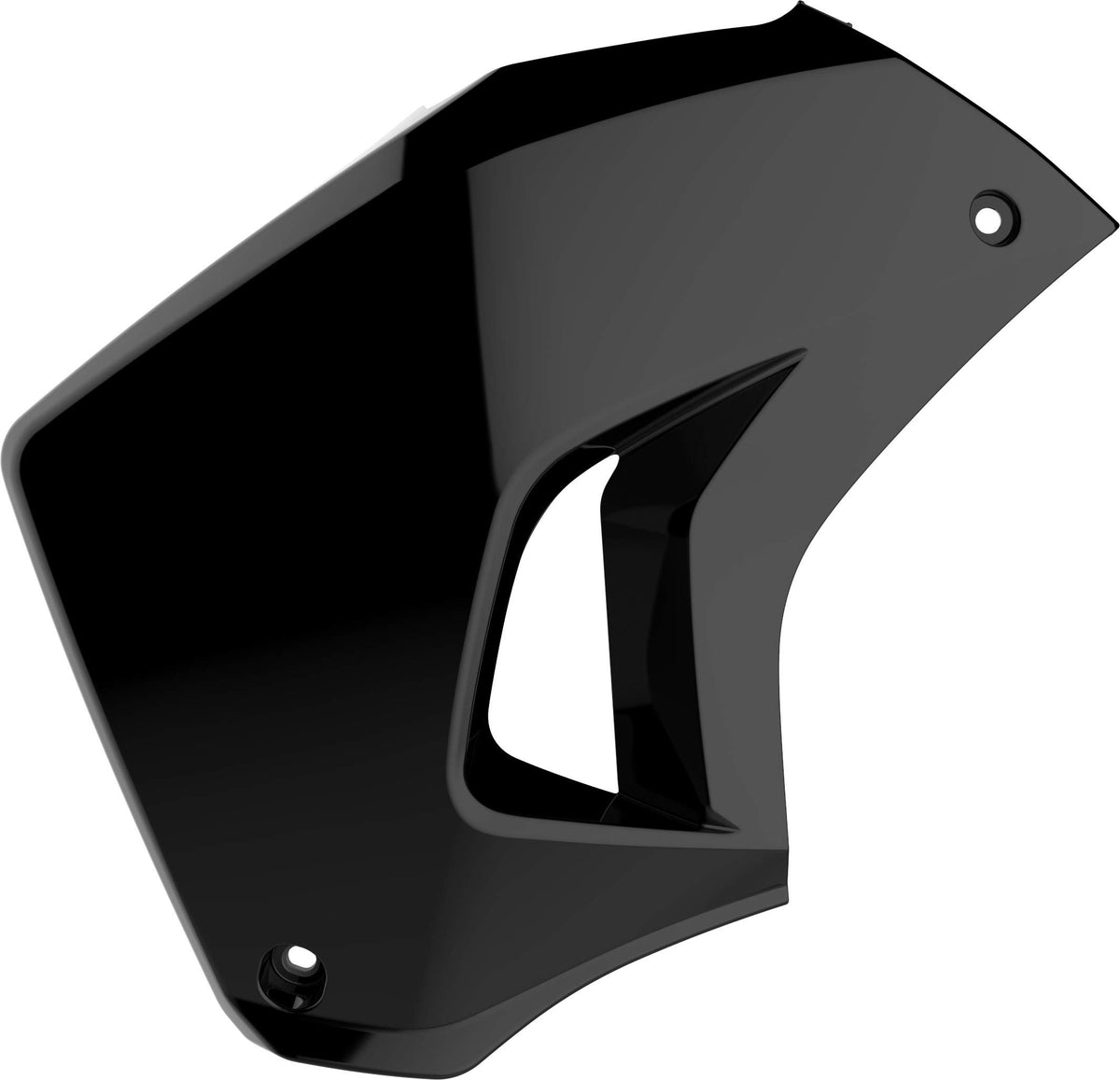 Polisport Klr650 Radiator Shroud (Left Side) (Black) Compatible With 08-18 Kawasaki Klr650