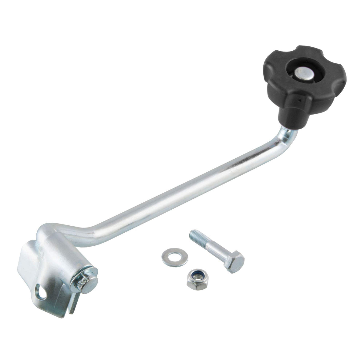 CURT 28964 Replacement Direct-Weld Square Jack Handle for #28570, SILVER,BLACK