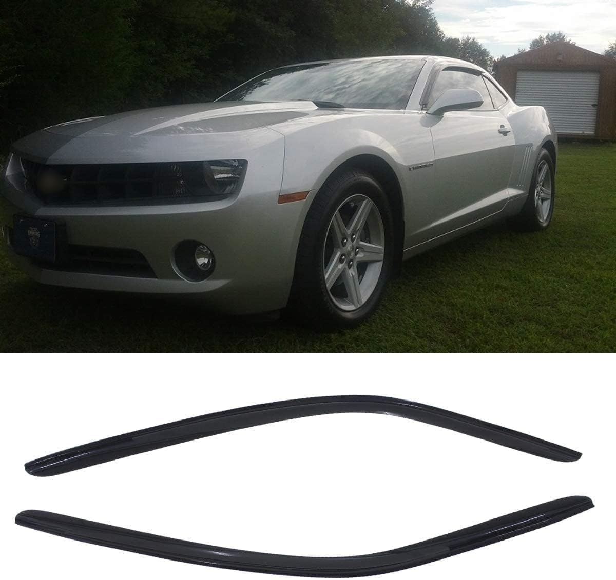 Vicojetor Sunproof Waterproof Side Window Wind Deflector, 2Pcs Protective Replacement Wind Deflector Set, Window Visors Fit For