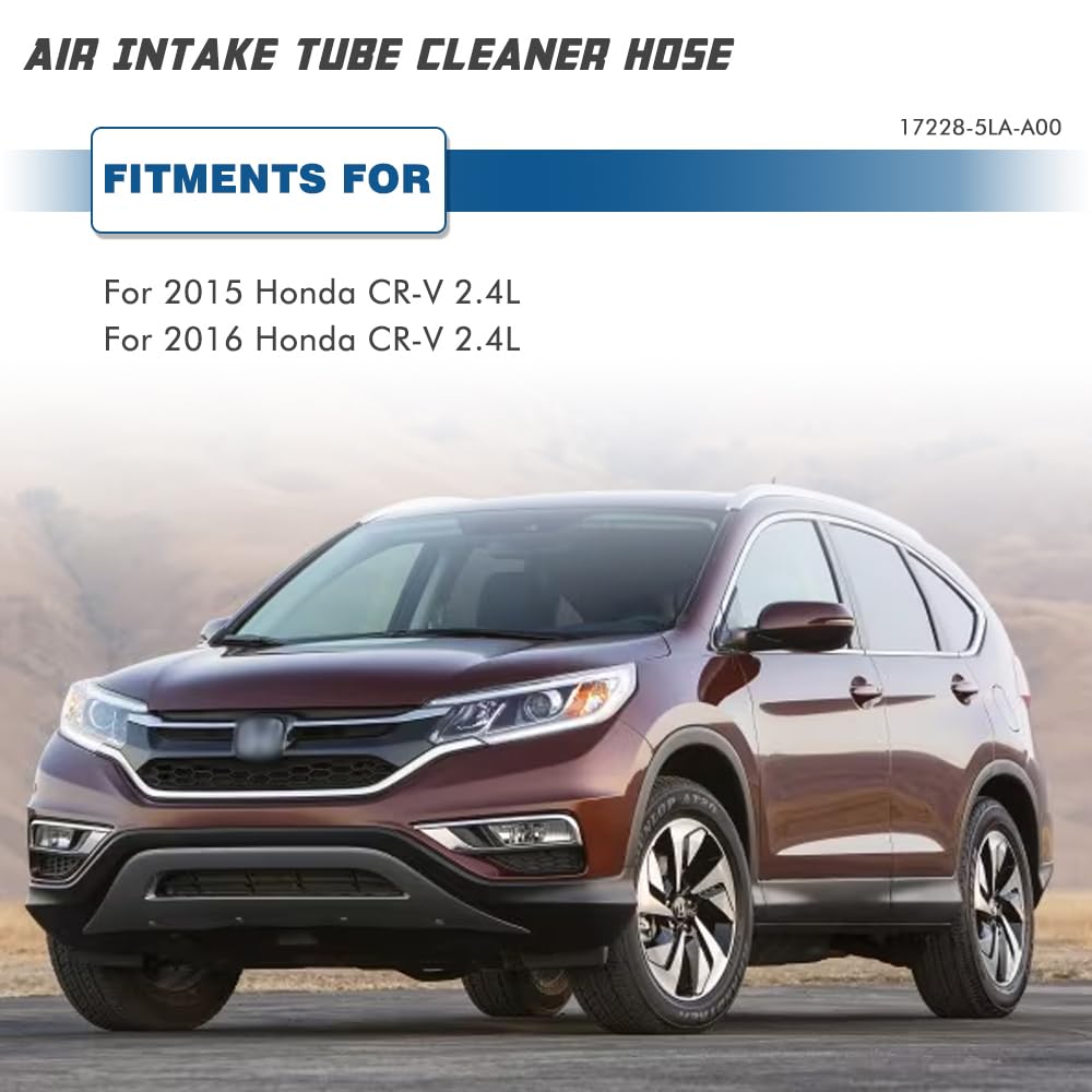 Air Intake Hose Compatible With Honda Crv 2.4L 2015-2016 - Intake Filter Tube Replaces # 17228-5La-A00 - Air Intake Duct Tube Bo