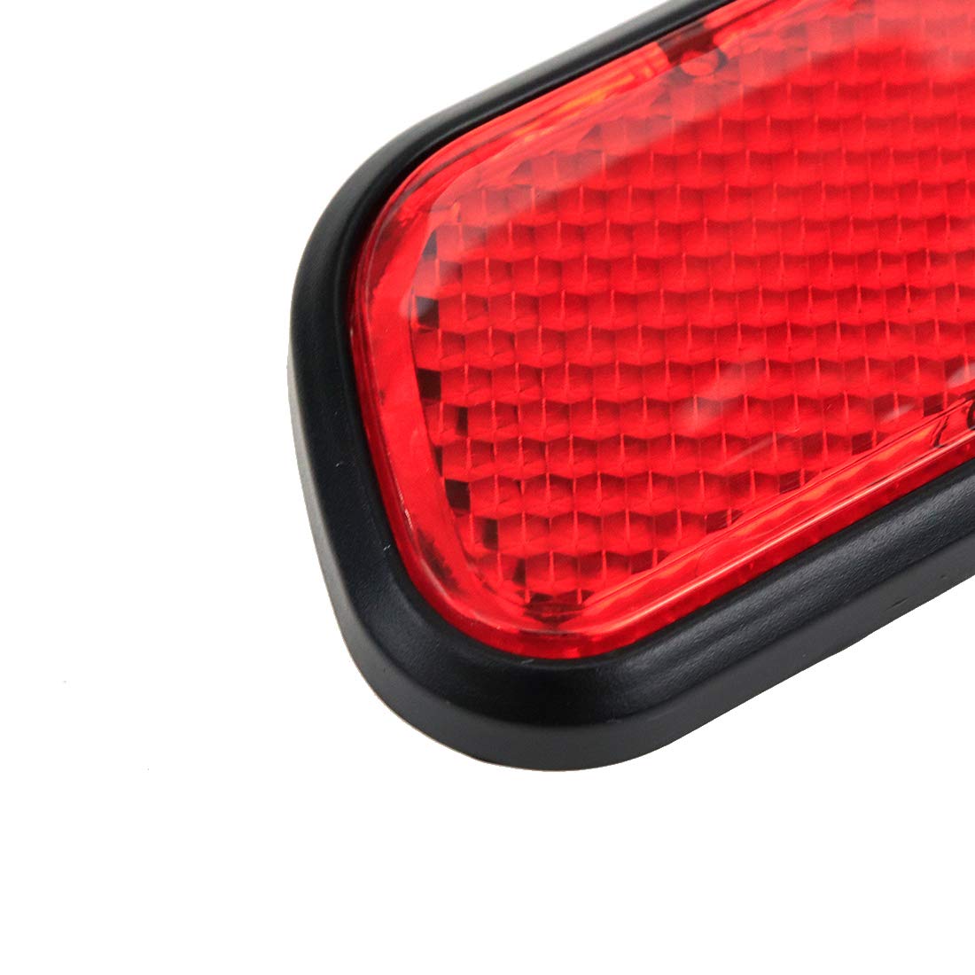 Autut Car Reflective Sticker Stick-On Red Warning Safety Reflector Strips Pack Of 2