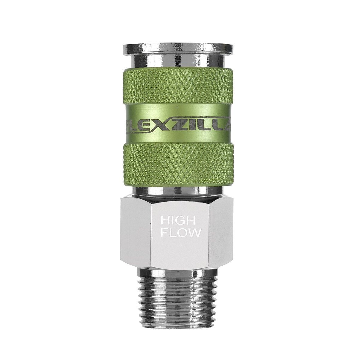 Flexzilla Pro High Flow Coupler, 1/4 Body, 3/8 MNPT - A53626FZ