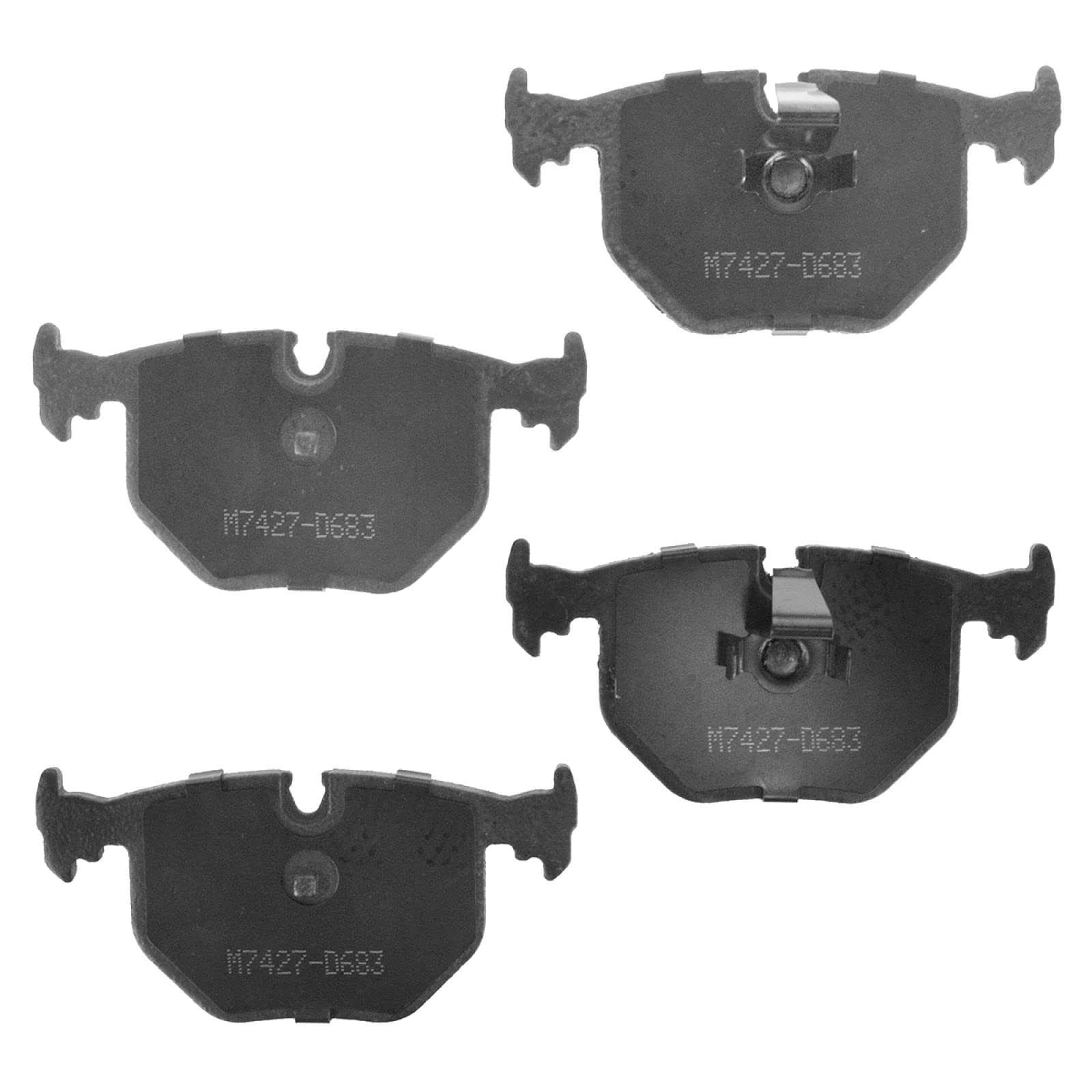 Trq Rear Semi Metallic Disc Brake Pads & Rotor Kit Set For Bmw X5 Suv Truck