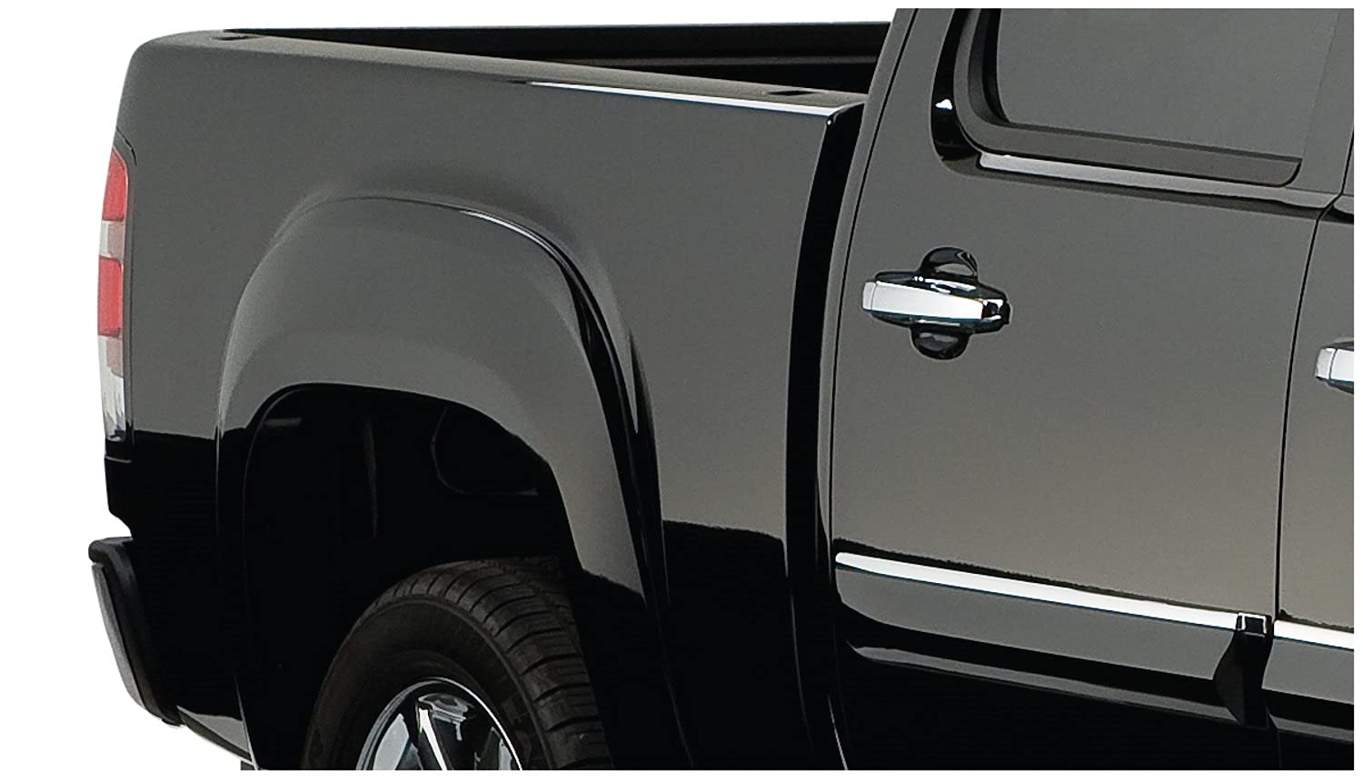 Bushwacker Oe Style Factory Front & Rear Fender Flares | 4-Piece Set, Black, Smooth Finish | 40939-02 | Fits 2007-2013 Gmc Sierra 1500 W/ 5.8' Bed