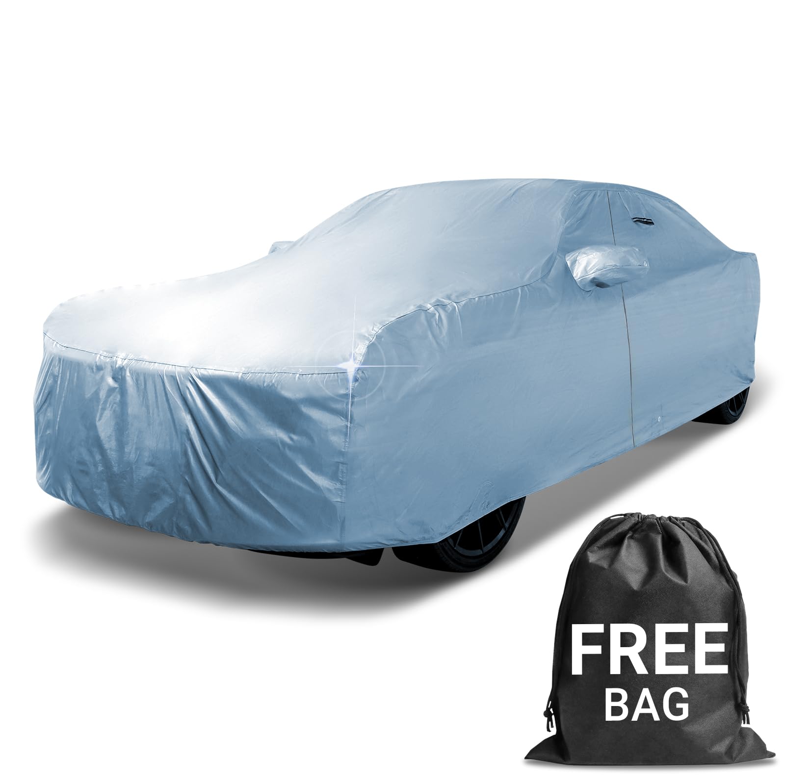 iCarCover 15-Layer Car Cover Waterproof All Weather | Premium Quality Car Covers for Automobiles, UV Protection, Nismo 350Z, 370
