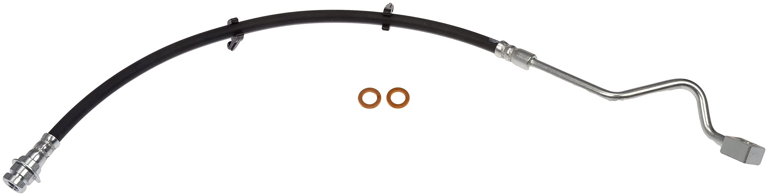Dorman H381186 Front Passenger Side Brake Hydraulic Hose Compatible With Select Ford Models