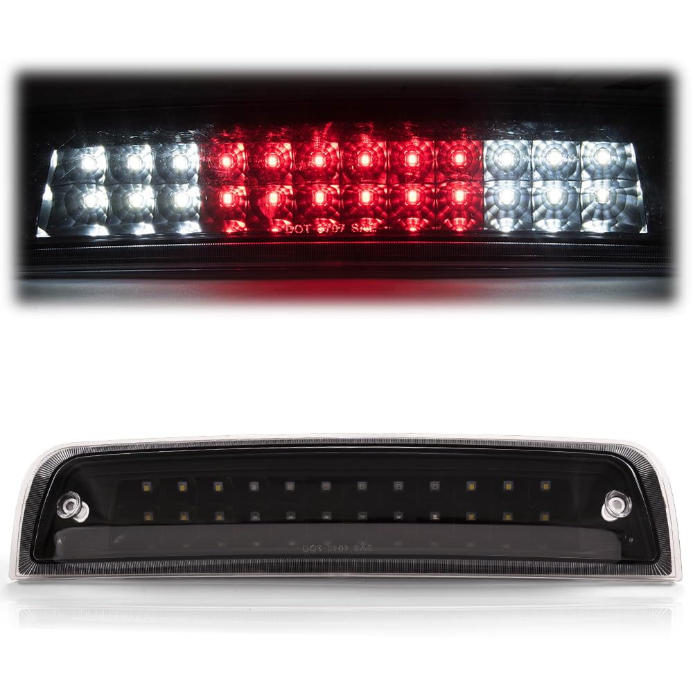 Pit66 Led 3Rd Brake Light, Compatible With 09-17 Dodge Ram 1500/10-17 Dodge Ram 2500 3500 Third Brake Stop Lamp Light Clear Lens