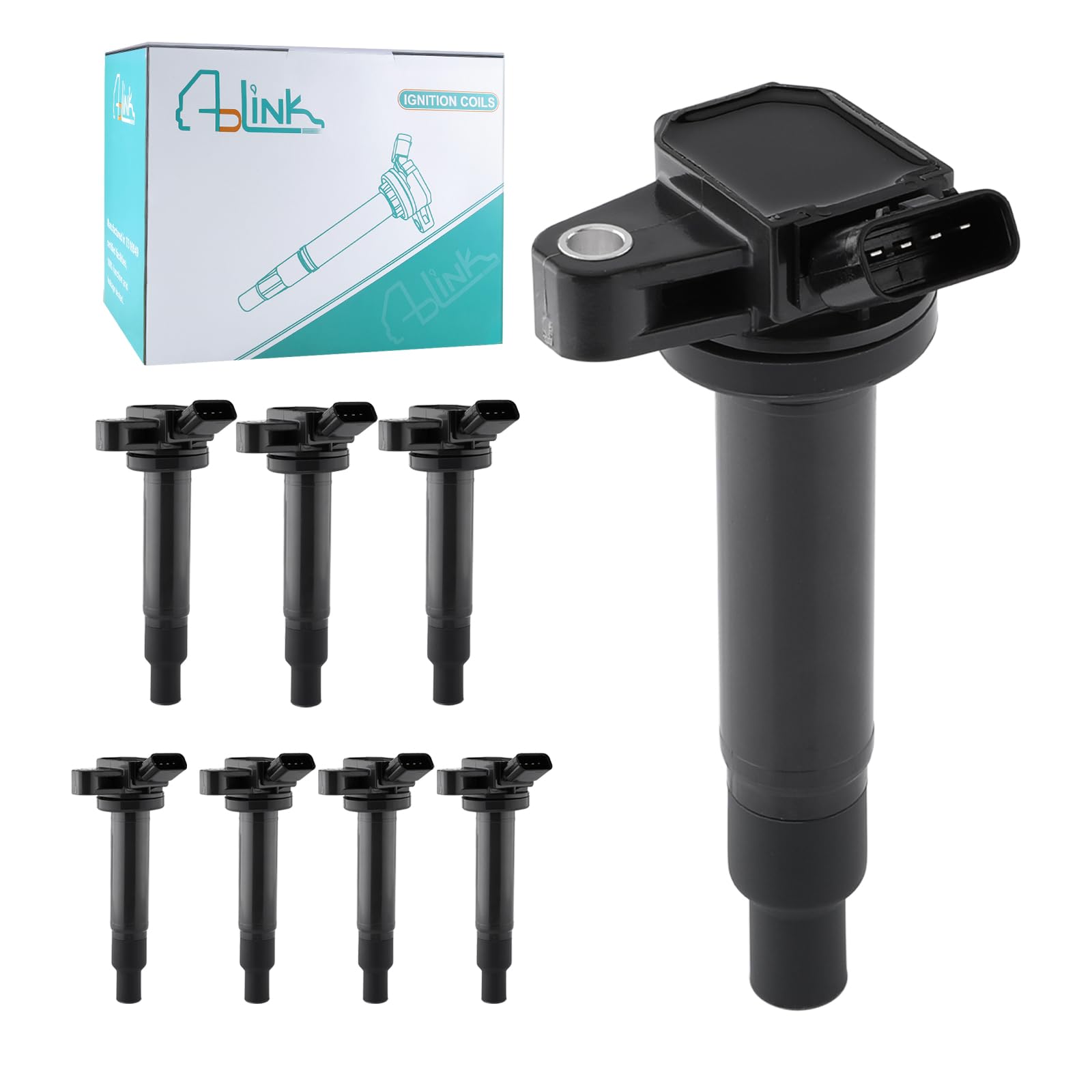 Aulink 8Pcs Uf493/Uf230 Ignition Coil Pack 4.3L 4.7L 5.7L For Lexus Gs430 2001-2007,Ls430 2001-2006,Sc430 2002-2010,Gx470 Lx470