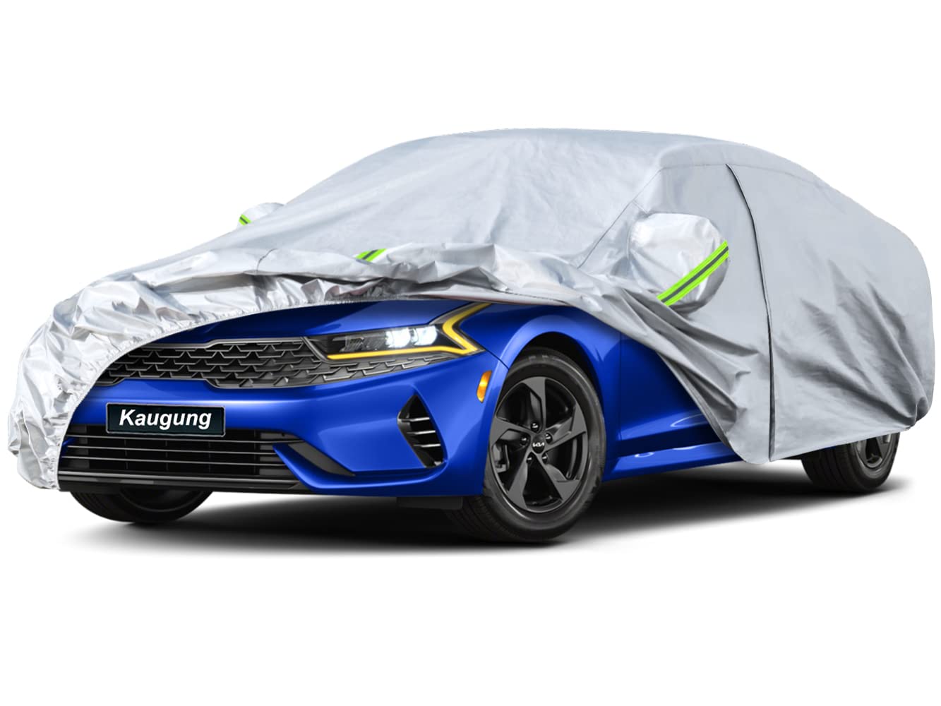 Kaugung 6 Layers Car Cover Custom Fit Kia K5 Sedan from 2021 to 2025, Waterproof All Weather Resistant Outdoor Indoor Sun Rain D