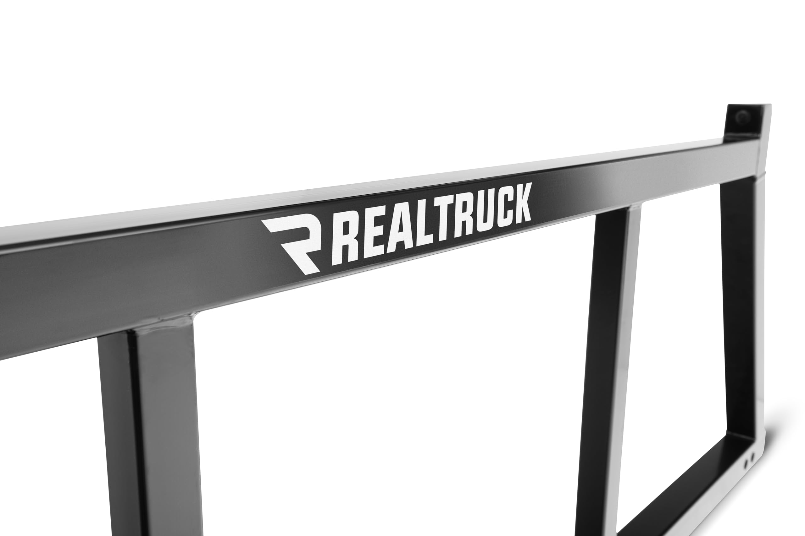Realtruck Backrack Open Rack Frame Only | Black, No Drill | 14800 | Fits 2001-2025 Chevrolet/Gmc Silverado/Sierra 2500/3500Hd; 2