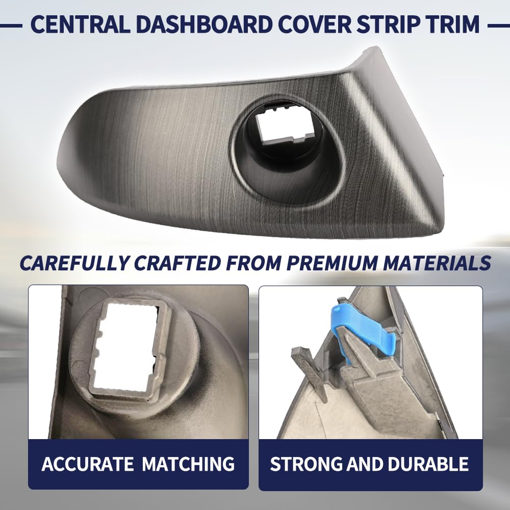 Magimaker Central Dashboard Cover Strip Trim Center Instrument Cluster Panel Trim 55413-42070-B0 55412-42060-B0 Compatible With