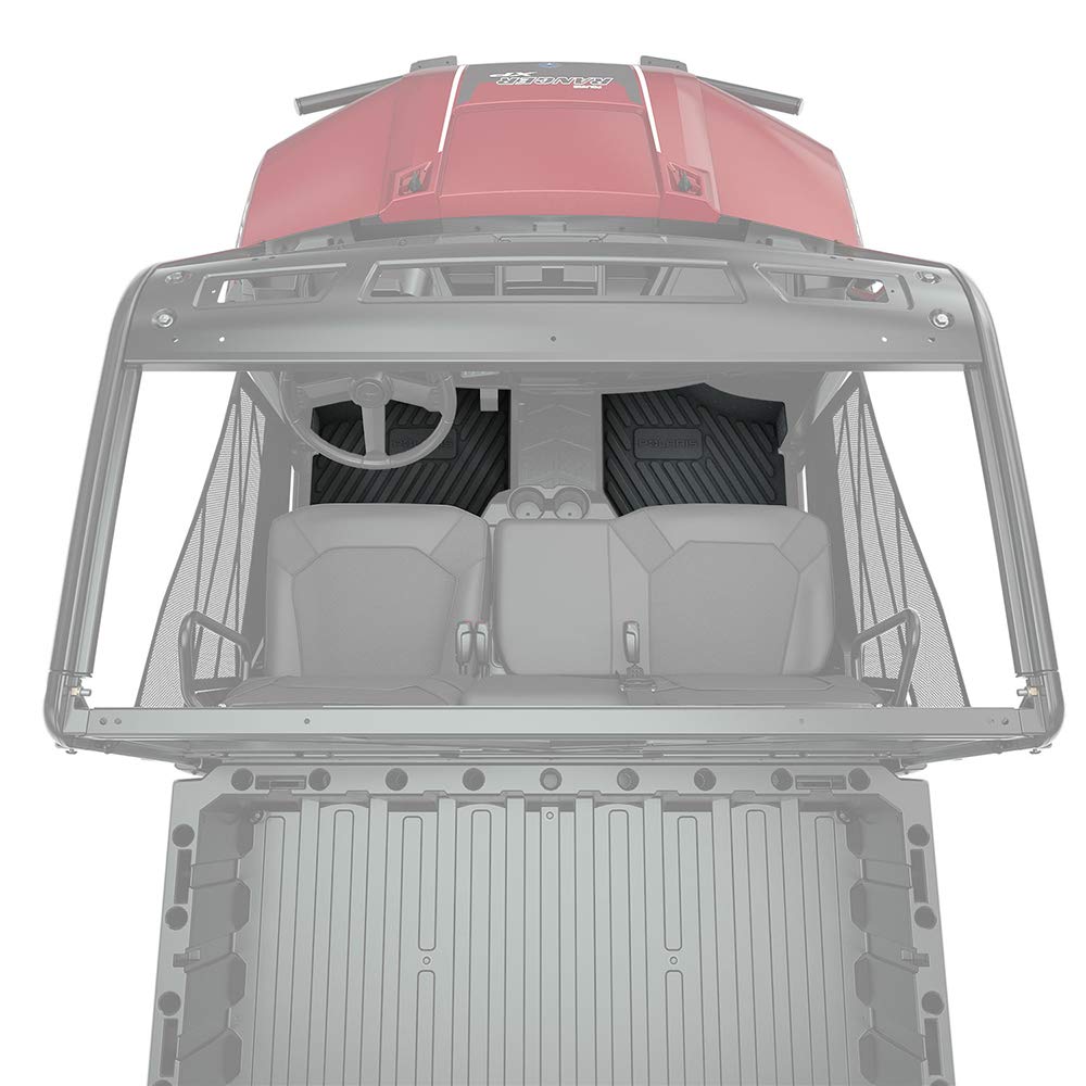 Polaris 2882780 Floor Mats Molded Durable 3 Seat 2018-2020 Ranger 1000 Crew Xp