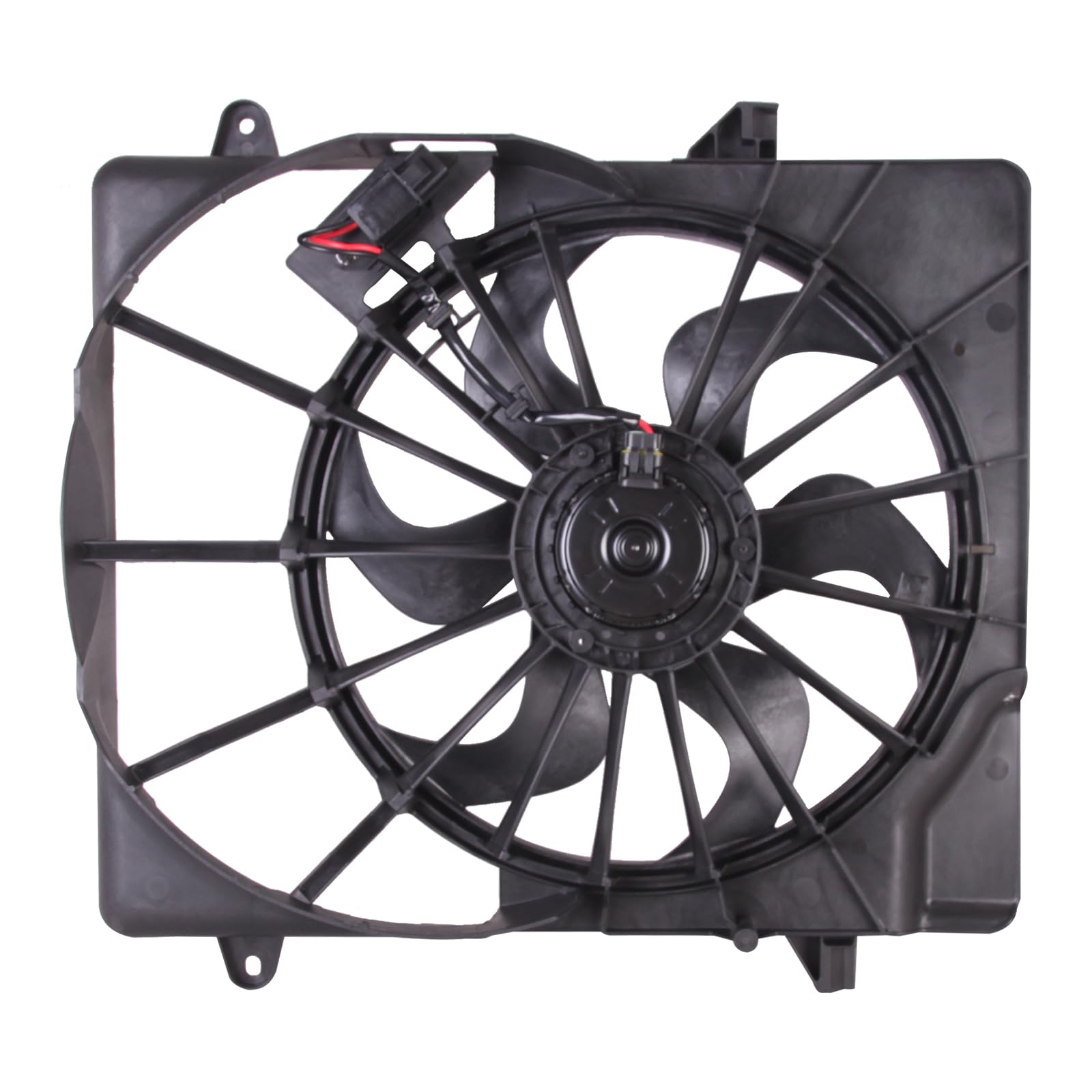 TYG Upgraded Cooling Fan Assembly for 2007-2011 Dodge Nitro 3.7/4.0L | Racing-Level OE Replacement Engine Radiator for 68003974A