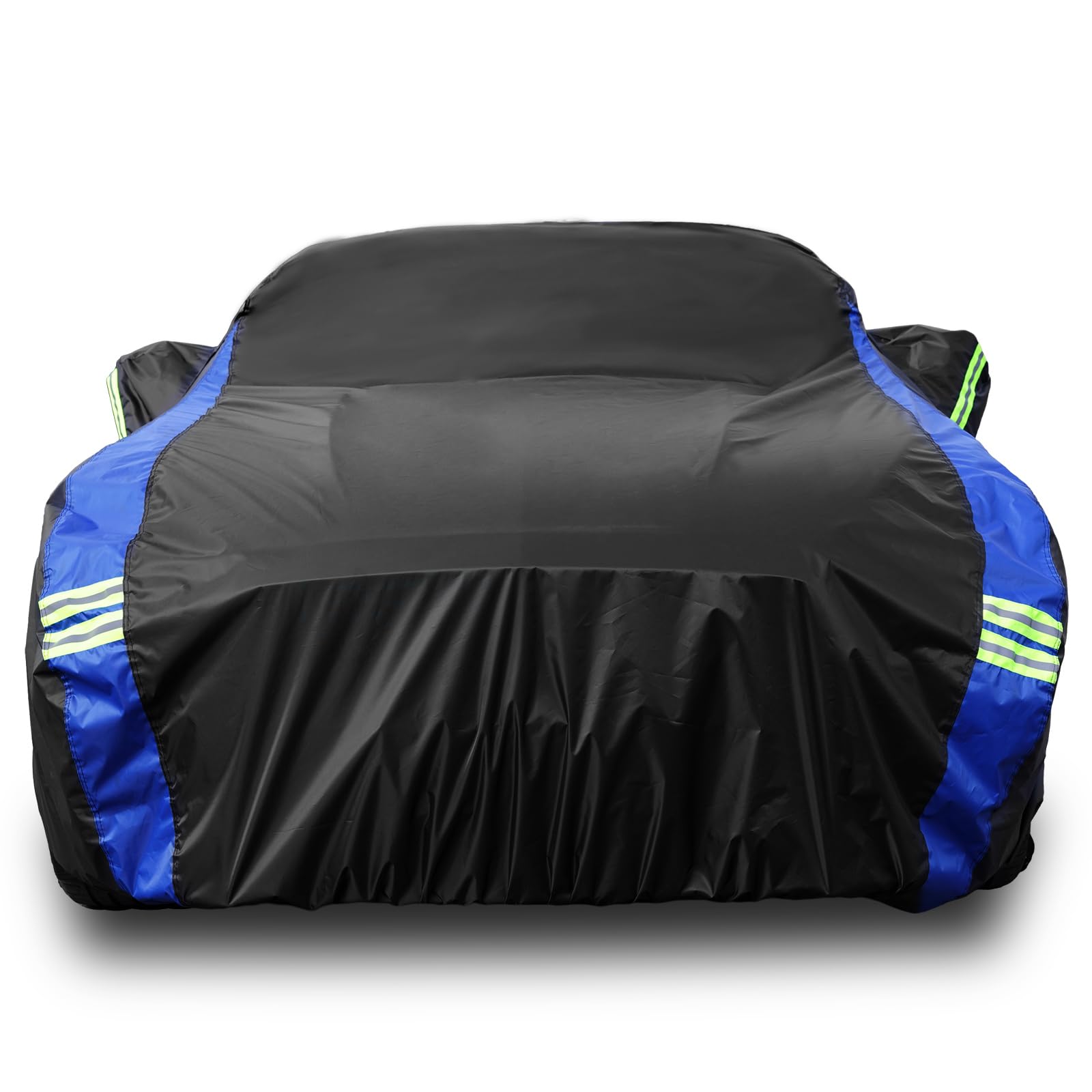 Avecrew For Ford Mustang Car Cover Waterproof All Weather For Automobiles, Outdoor Full Exterior Covers Fit Sedan Ford Mustang W