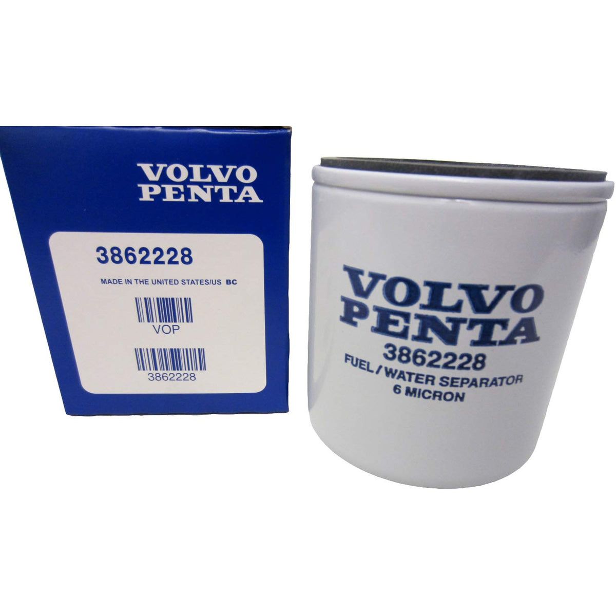 OEM Volvo Penta Gasoline Spin-On Fuel Filter 1994-2007 V6/V8 Models 3862228