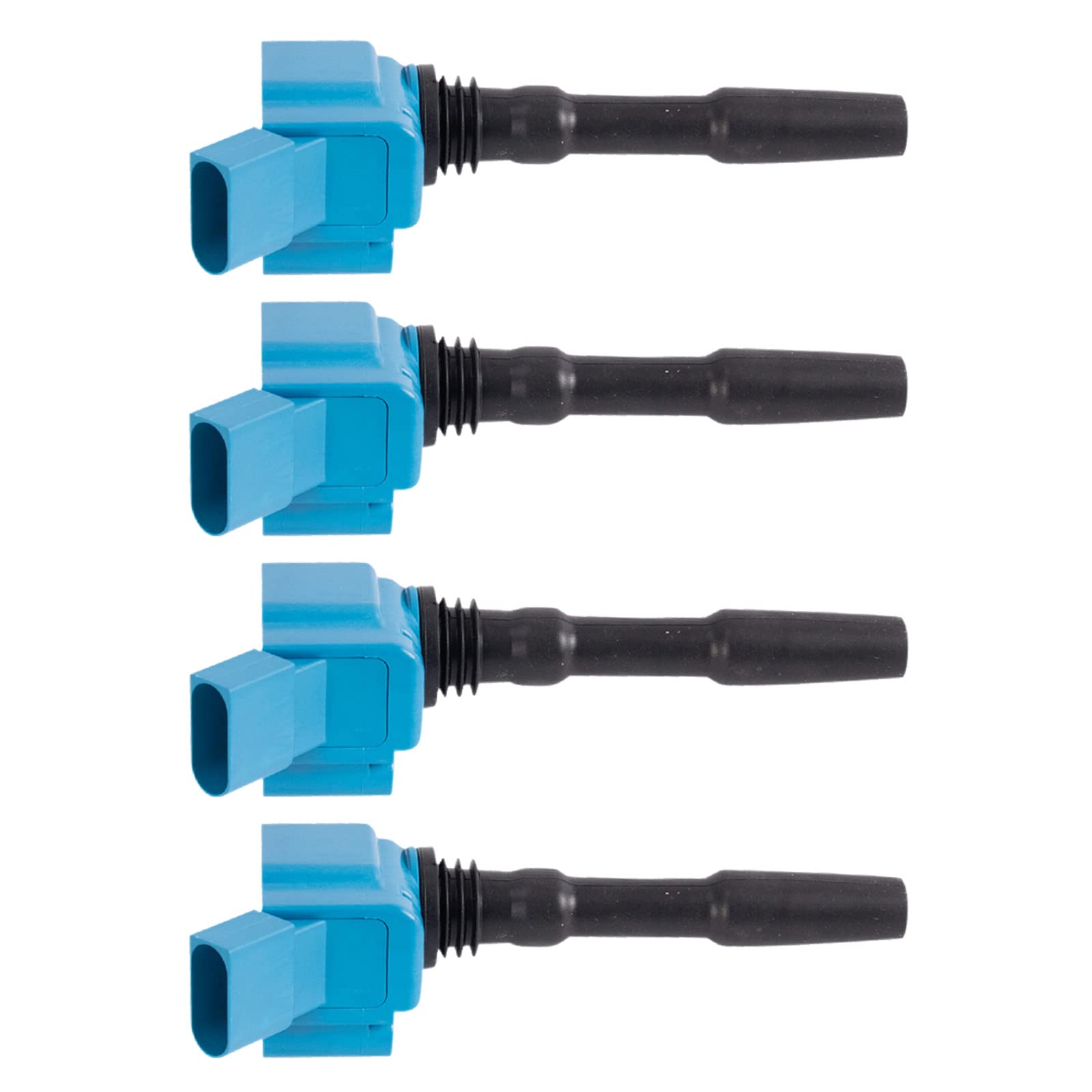 TRQ Ignition Coil Set Compatible with 2016-2018 Audi A3 Sportback e-tron 2019-2021 Volkswagen Golf 2014-2021 Jetta