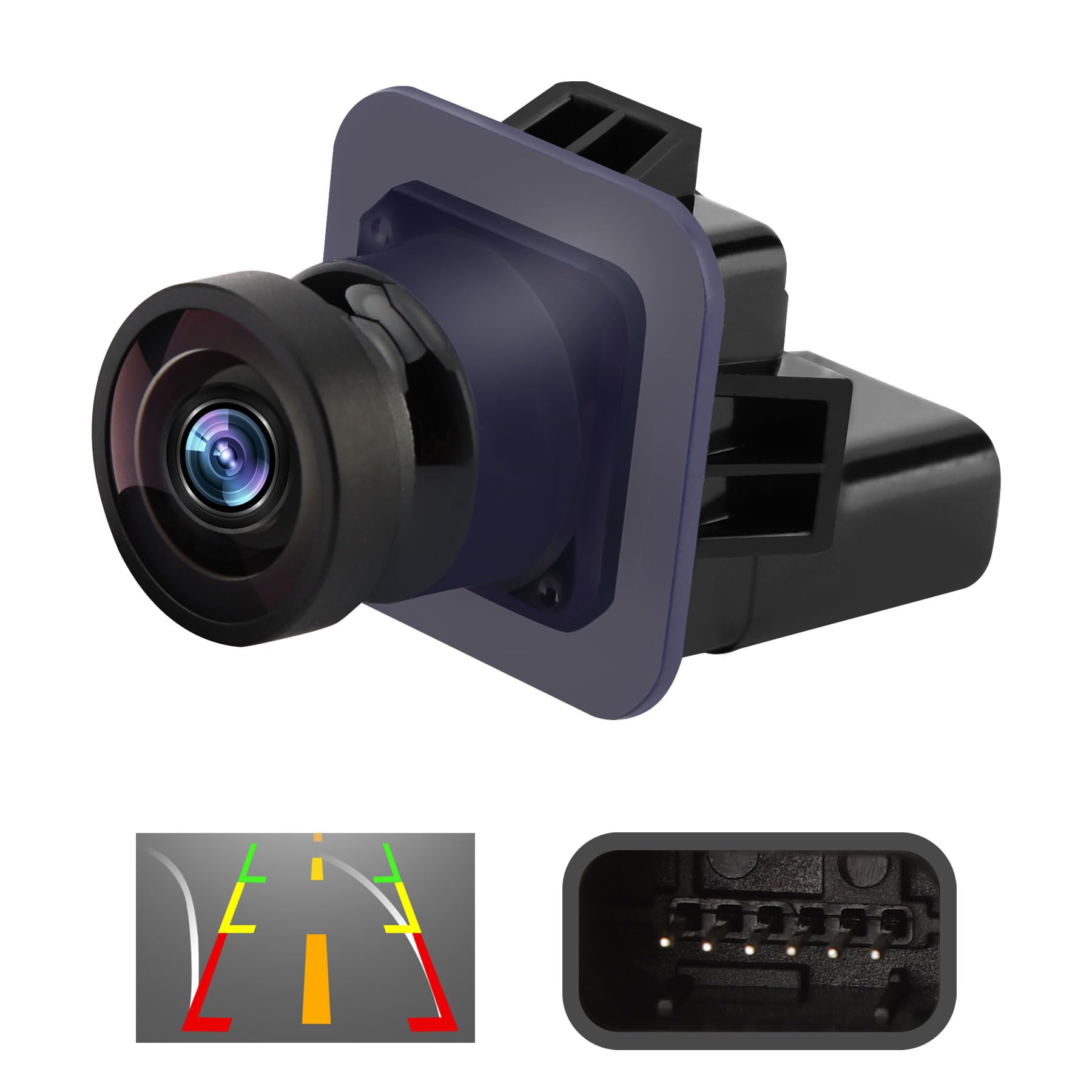 Rear View Backup Camera, Compatible With 2015-2016 Ford F250 F350 F450 F550 Super Duty 6.2L 6.7L V8, Hd Color Night Vision Wide-