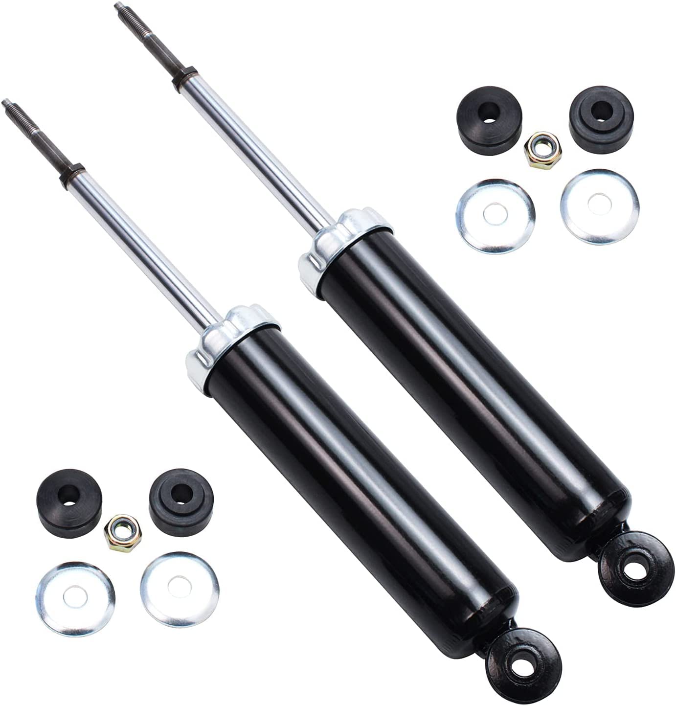 Detroit Axle - 4pc Shock Absorbers for 1997-2004 Dodge Dakota, 1998-2003 Dodge Durango, 4 Shock Absorbers Assembly Front & Rear