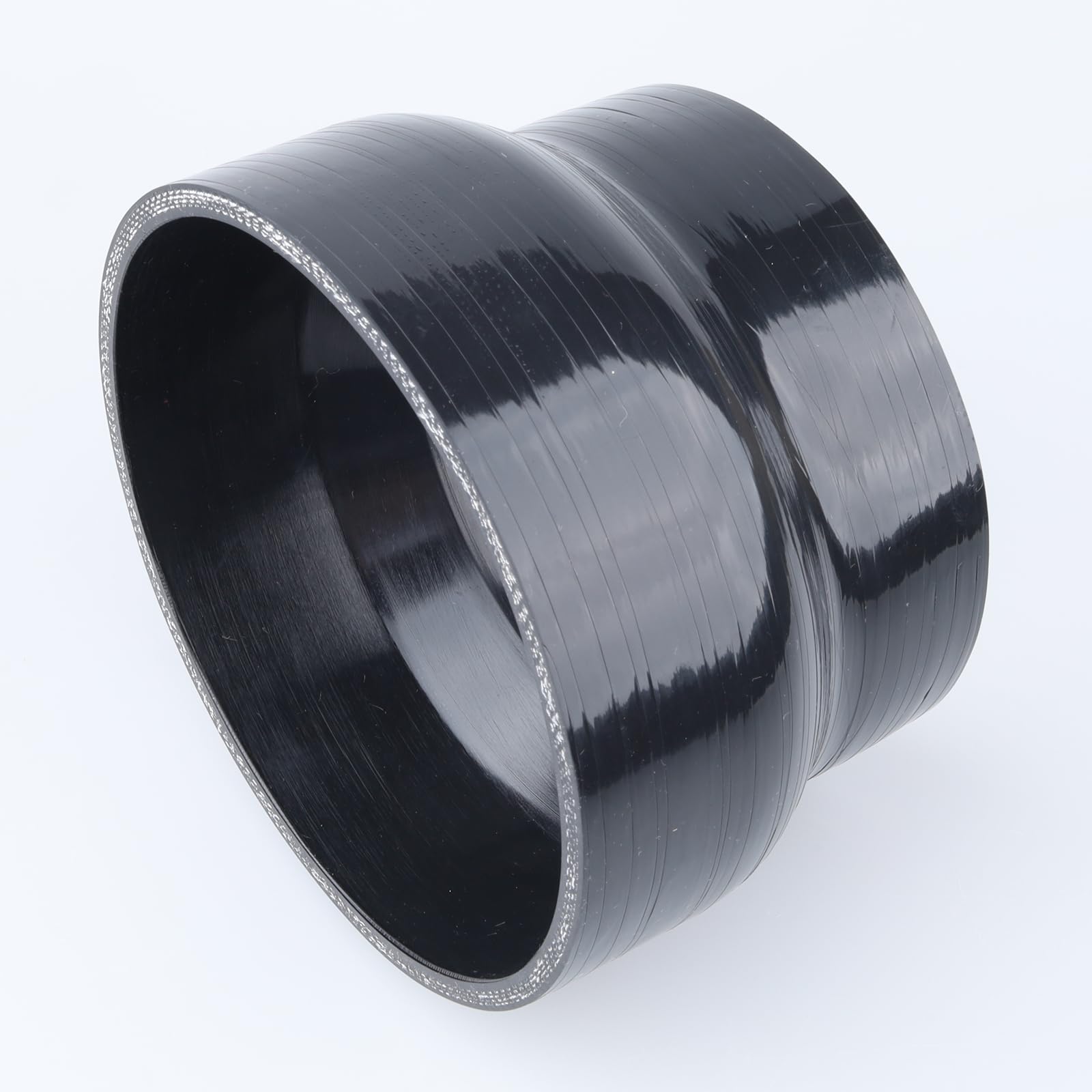 Ac Performance Id 6'' To 5'' (152Mm To 127Mm) Silicone Hose Straight Reducer 4-Ply Reinforced Black, 4'' Length