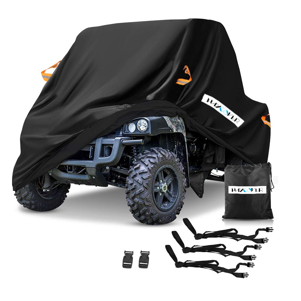 Utv Cover, Waterproof Heavy Denier Oxford Cloth Material For Polaris Rzr Yamaha Rhino Can-Am Defender Honda Pioneer Kawasaki Mul
