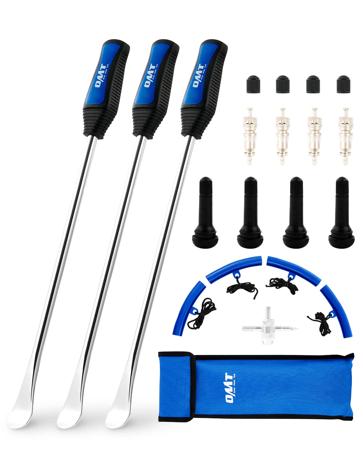 Orion Motor Tech 14.5'' Tire Spoon Kit, 20Pc Tire Changing Tool For Motorcycle Dirt Bike Lawn Tractor Bicycle, Motorcycle Tire C