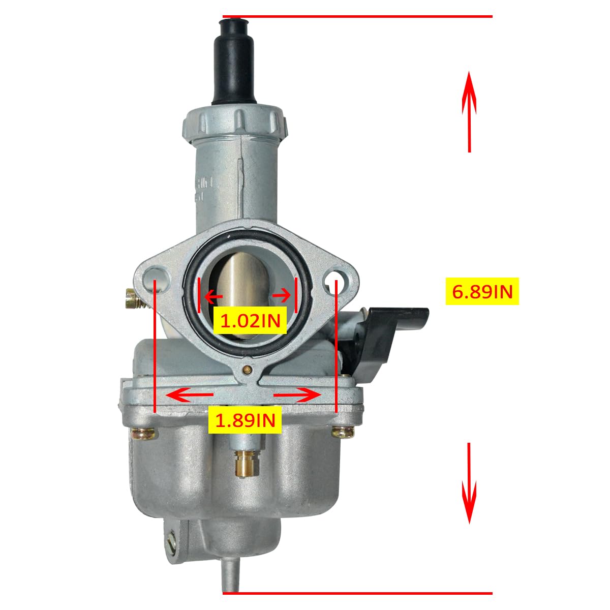 Jdllong 26Mm Carburetor For Honda Dirt Bike Xr100 1981-1984, Xr100R 1985-2004, Crf100F 2004-2013 Atv Carb With Air Filter & Fuel Valve Petcock