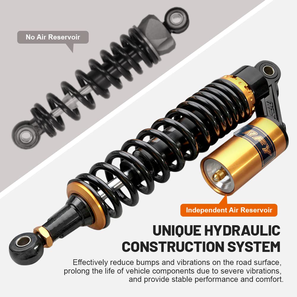 GZYF 13.5'' 340mm Universal Motorcycle Rear Shock Absorbers Suspension Fit for Honda, for Yamaha, for Suzuki, for Kawasaki ATV G