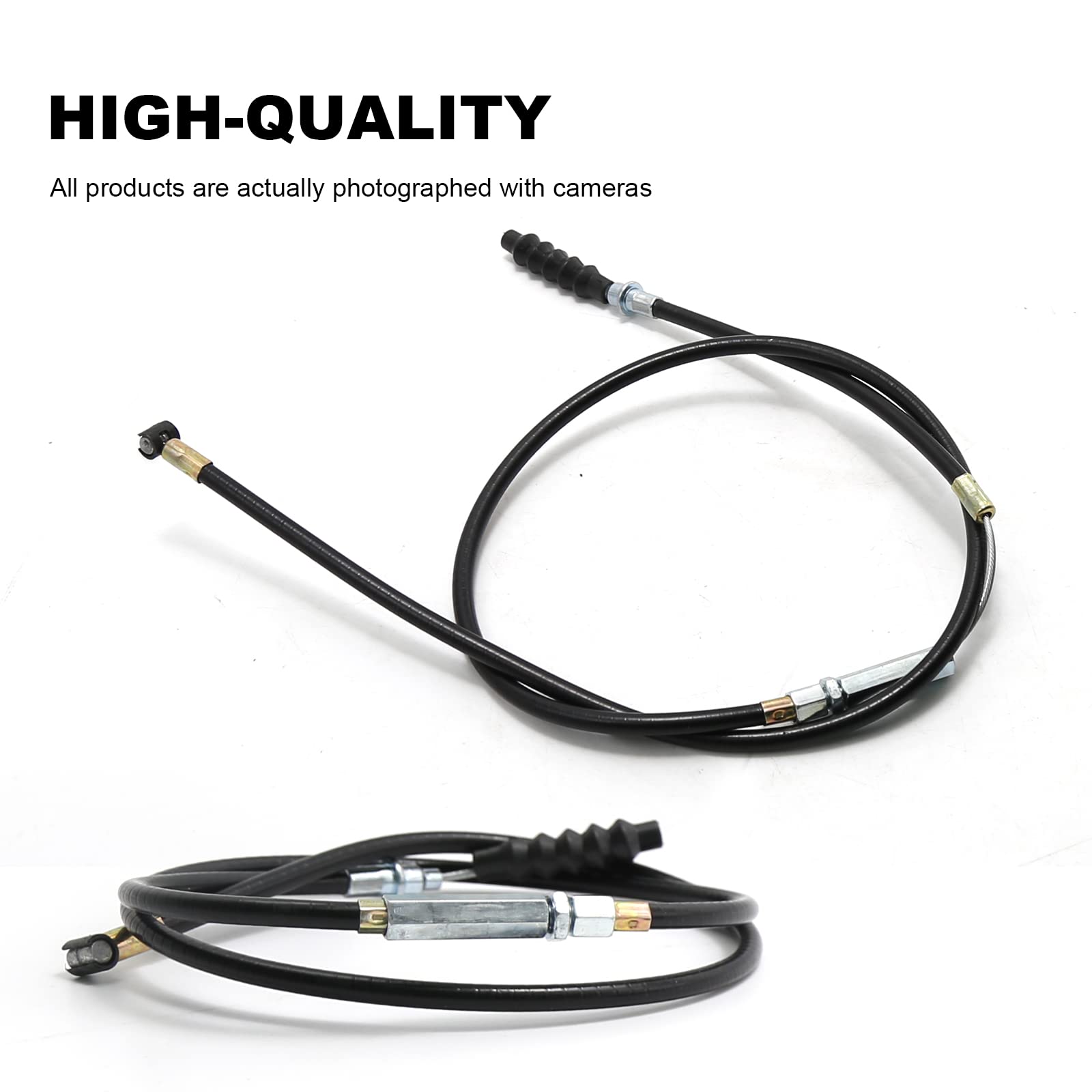 7/8 Folding Clutch Brake Lever Perch With Clutch Cable Replacement For 110/125/140/150Cc Ssr125 Rfz Yz Ruckus Taotao Db17/27 Apollo Dbx15/18/19 Z20 Xmotos Thumpstar Kayo Piranha Pit Dirt Bike (Black)