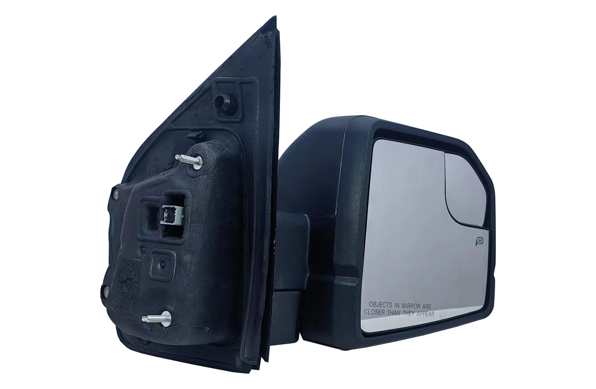 Replacement Passenger Right Side Door Mirror Textured Back Cover Power And Heated With Siginal Light For Ford F-150 Fit Year 201