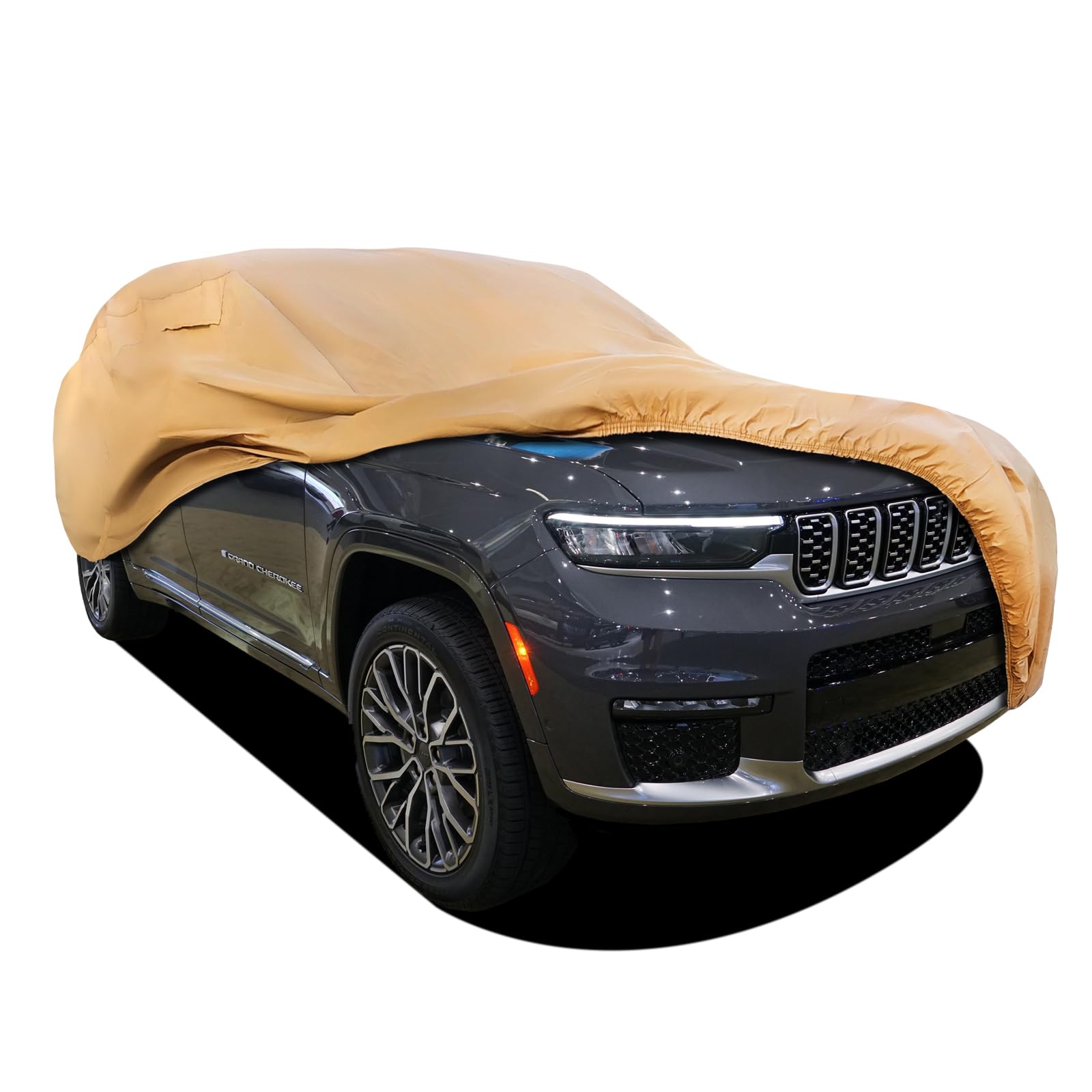 Jurmon Heavy Duty Outdoor Car Cover Custom Fit For Jeep Grand Cherokee,Windproof All Weather Waterproof Sun Rain Uv Dust Snow Pr