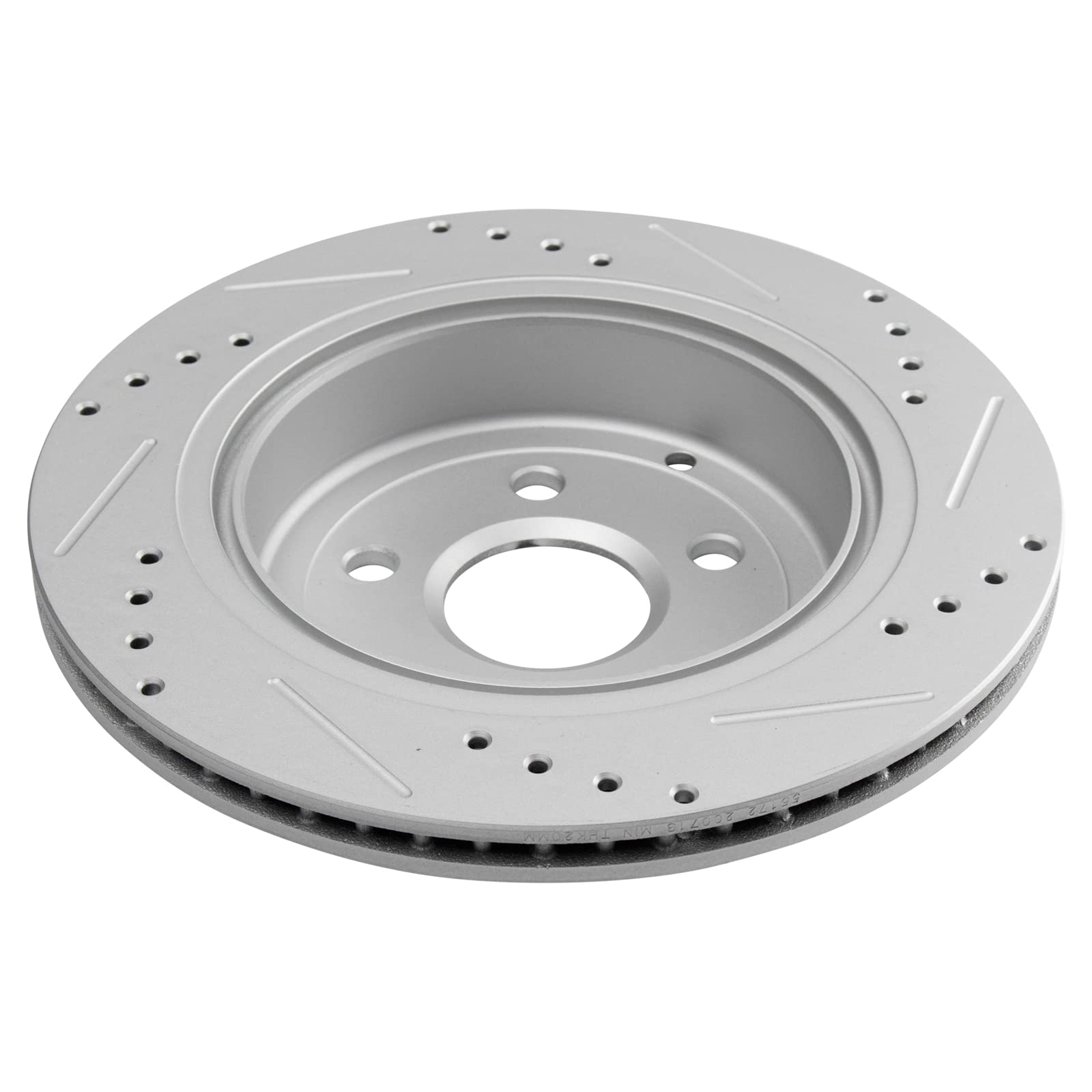 Trq Rear Performance Brake Rotors Set Premium G-Coated Compatible With 2011-2017 Chevrolet Caprice 2014 Ss 2008-2009 Pontiac G8