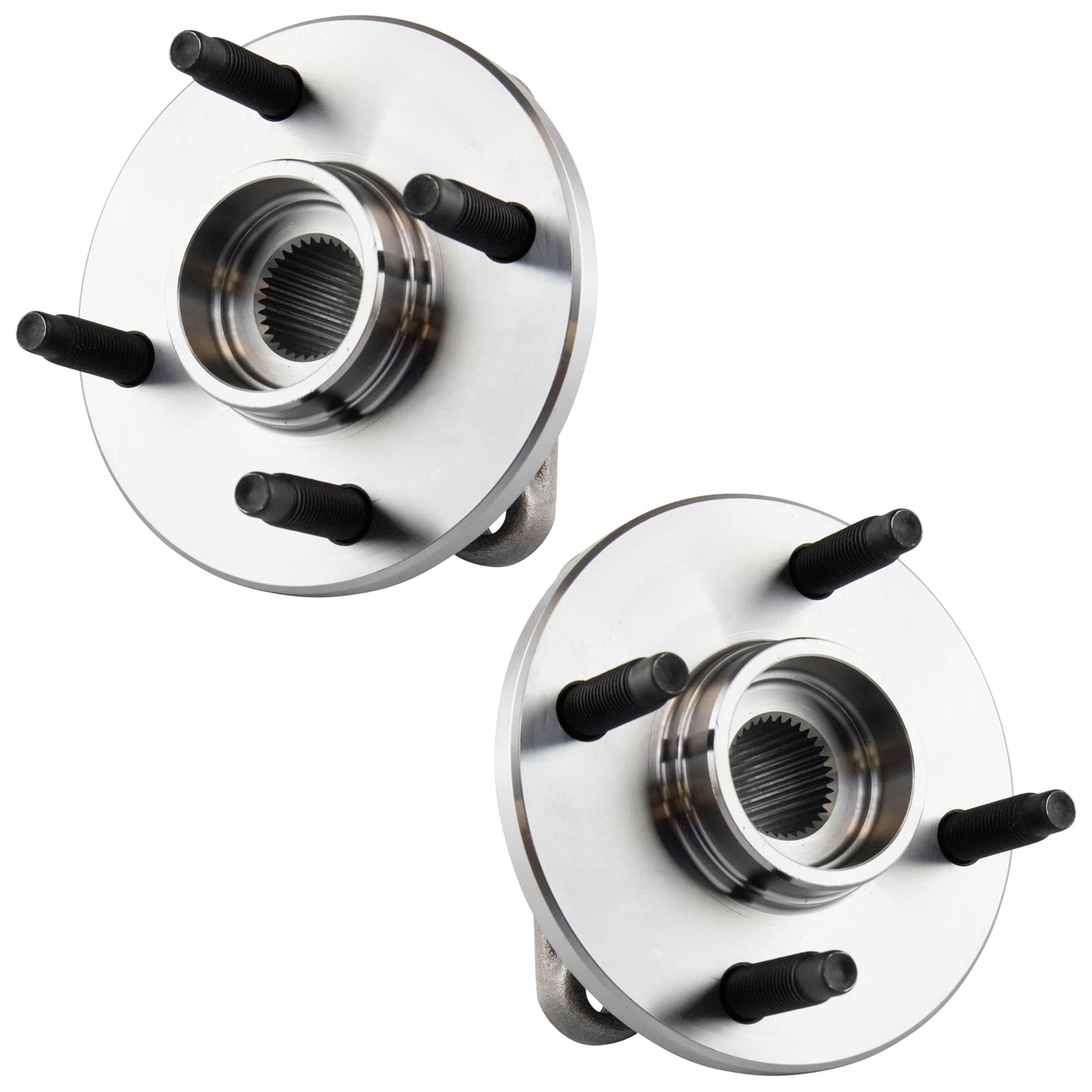 Trq Front Wheel Hub Bearings Assembly Set Compatible With 2005-2010 Chevrolet Cobalt 2007-2009 Pontiac G5 2003-2007 Saturn Ion